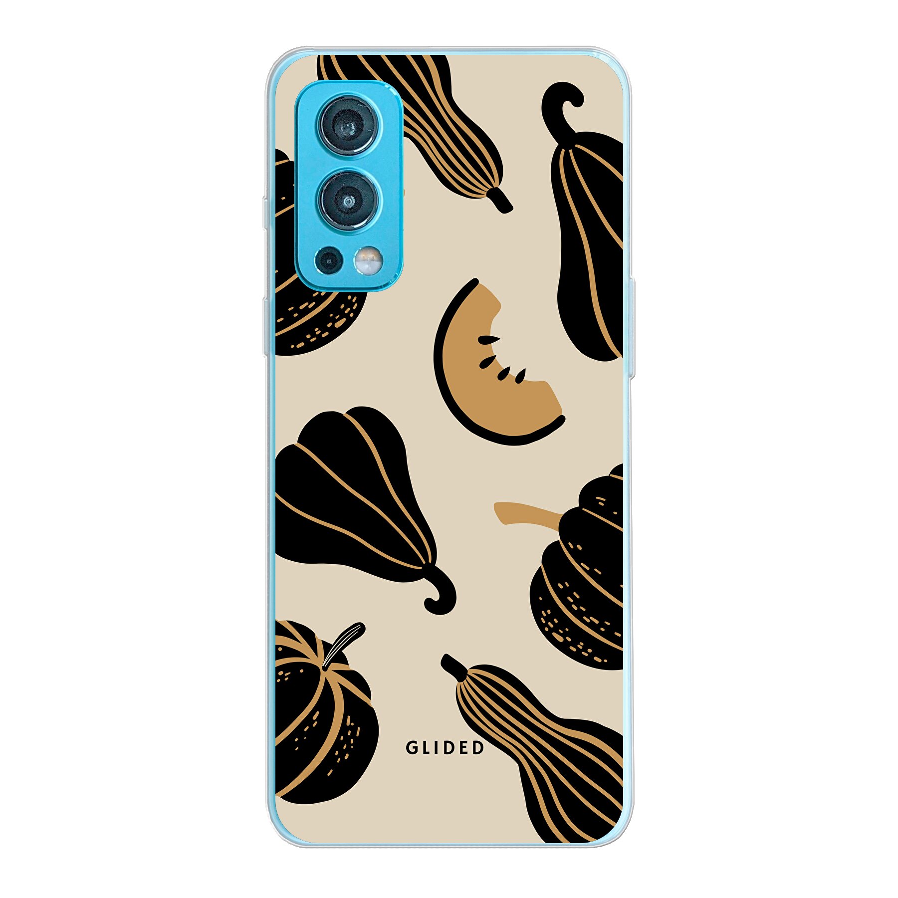 Produktbild Beige and Black Pumpkin - OnePlus Nord 2 5G Handyhülle