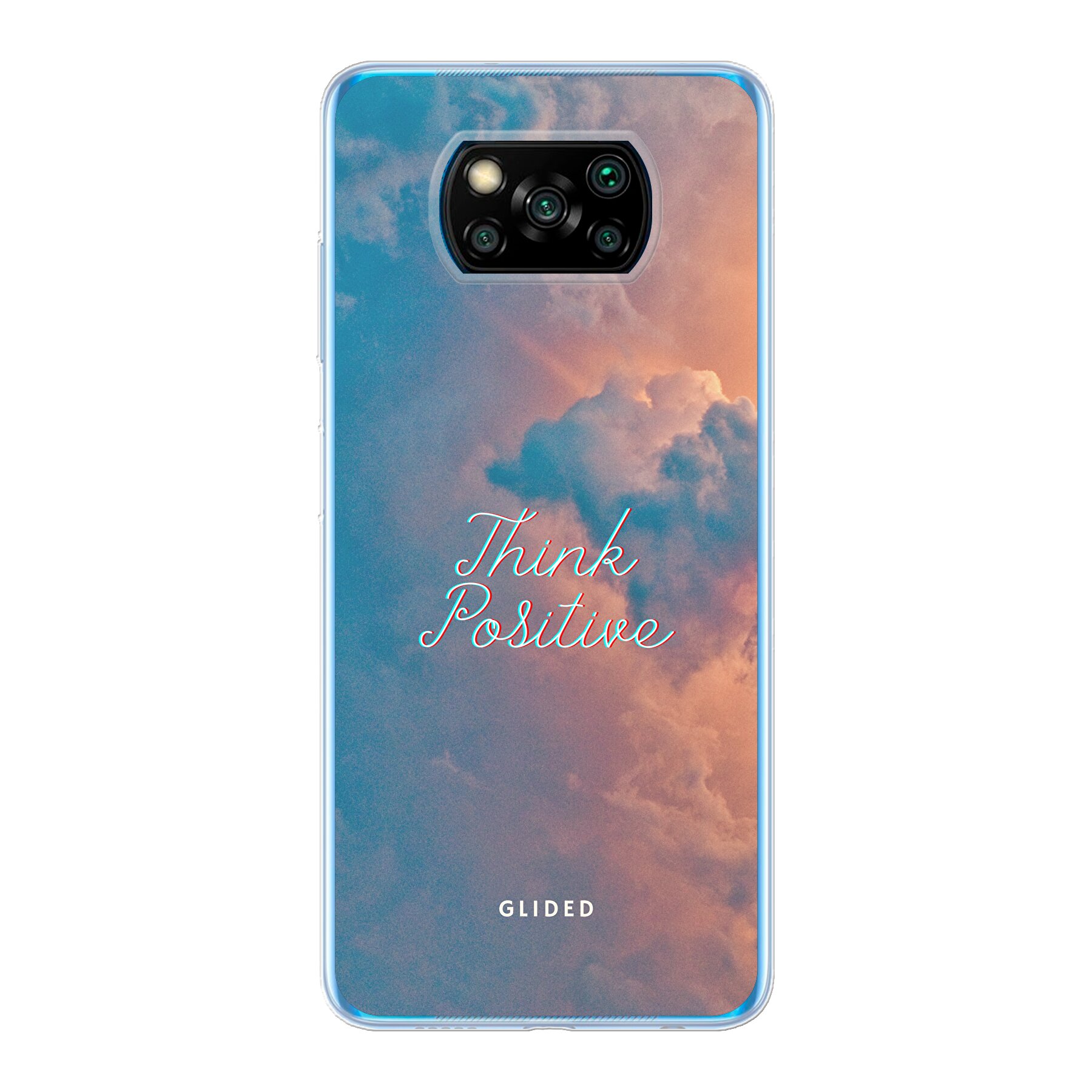 Produktbild Think positive - Xiaomi Poco X3 Pro Handyhülle