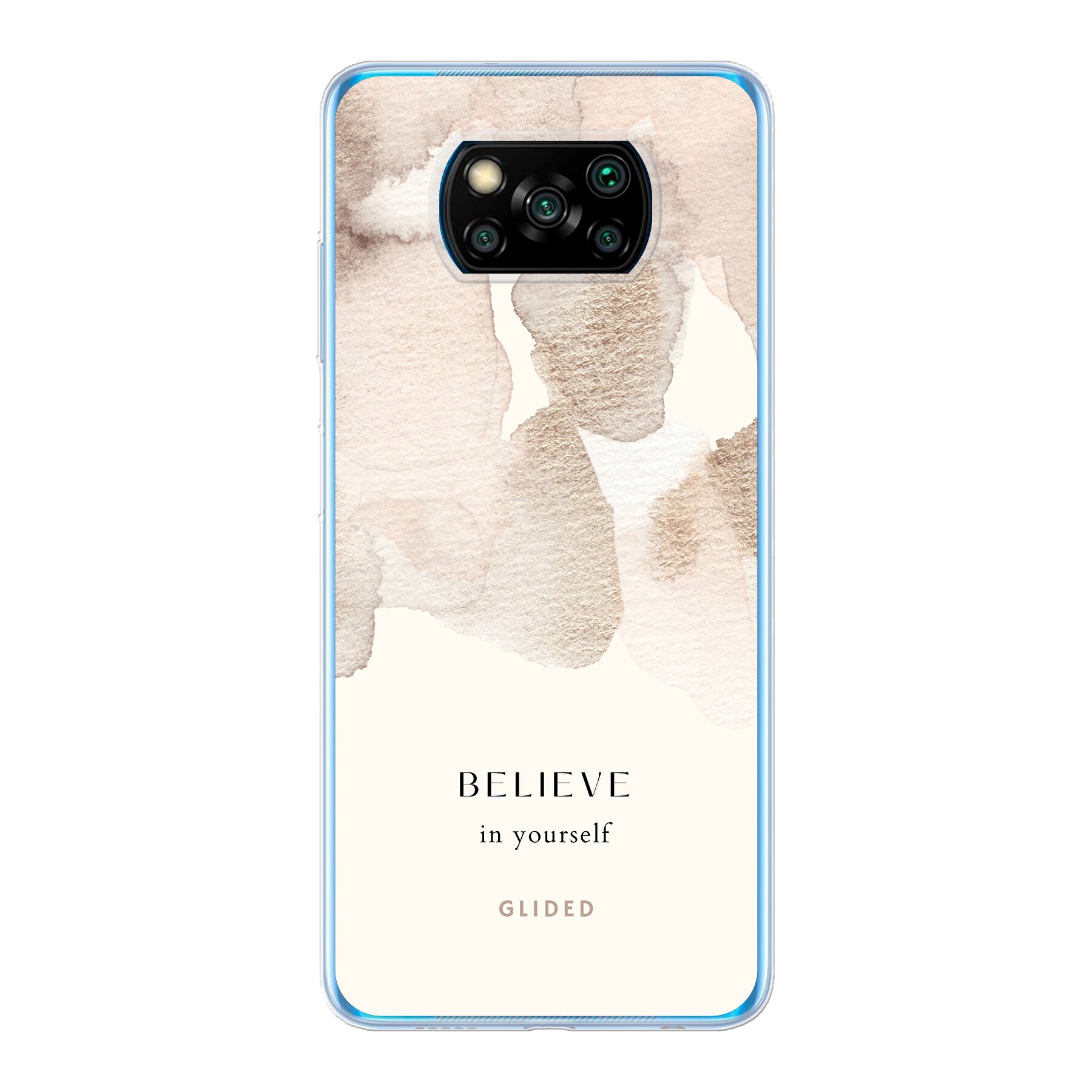 Produktbild Believe in yourself - Xiaomi Poco X3 Pro Handyhülle