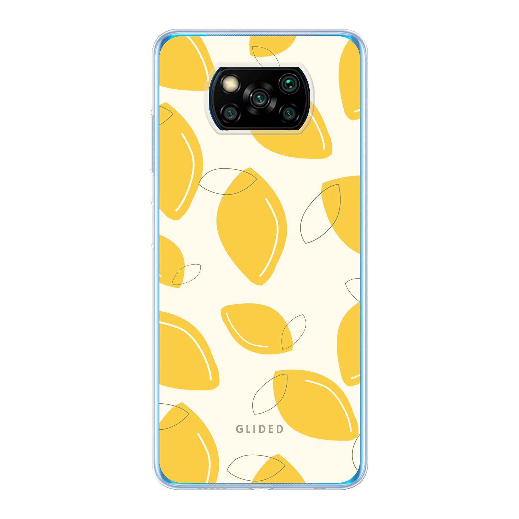Produktbild Abstract Lemon - Xiaomi Poco X3 Pro Handyhülle