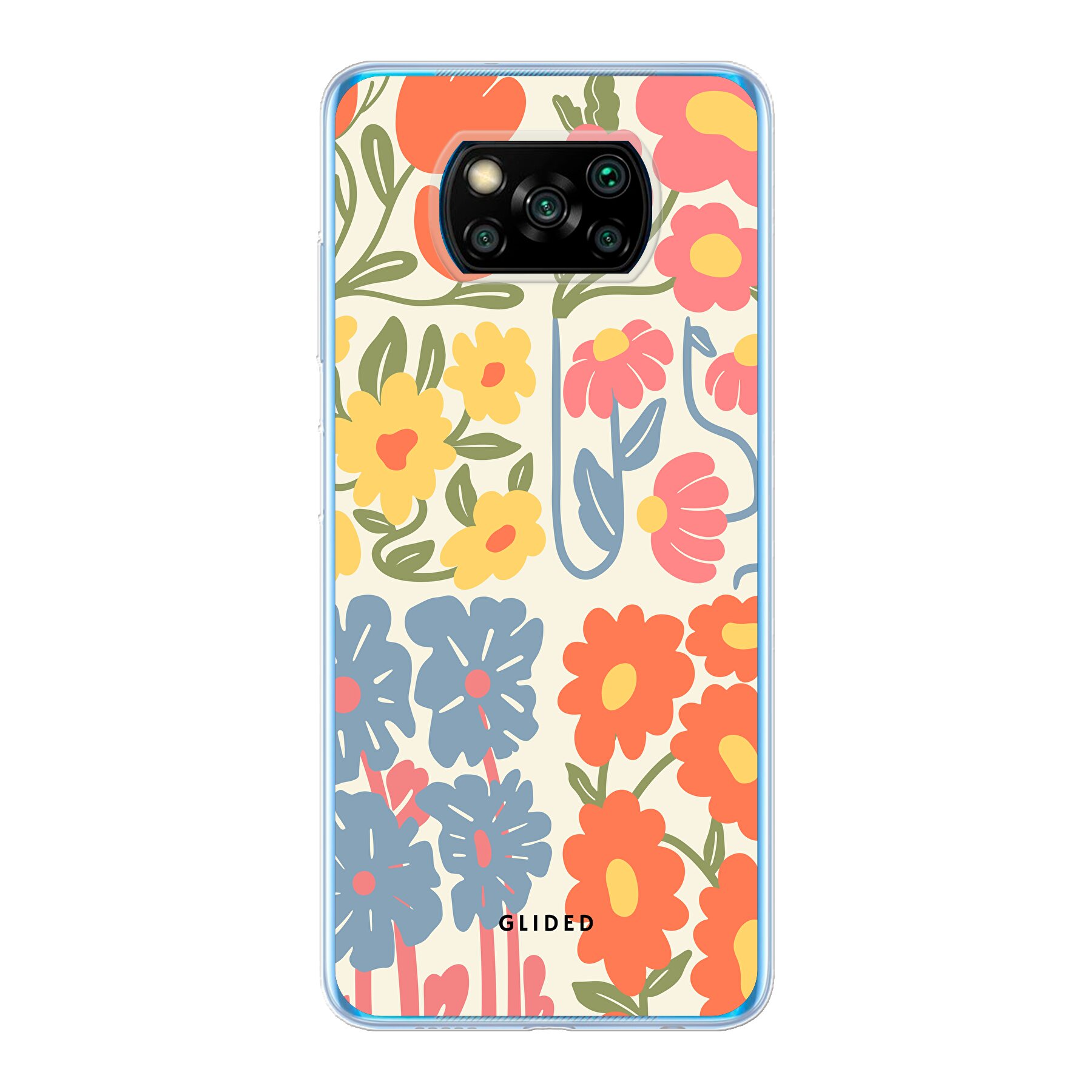 Produktbild Colorful Flowy - Xiaomi Poco X3 Pro Handyhülle