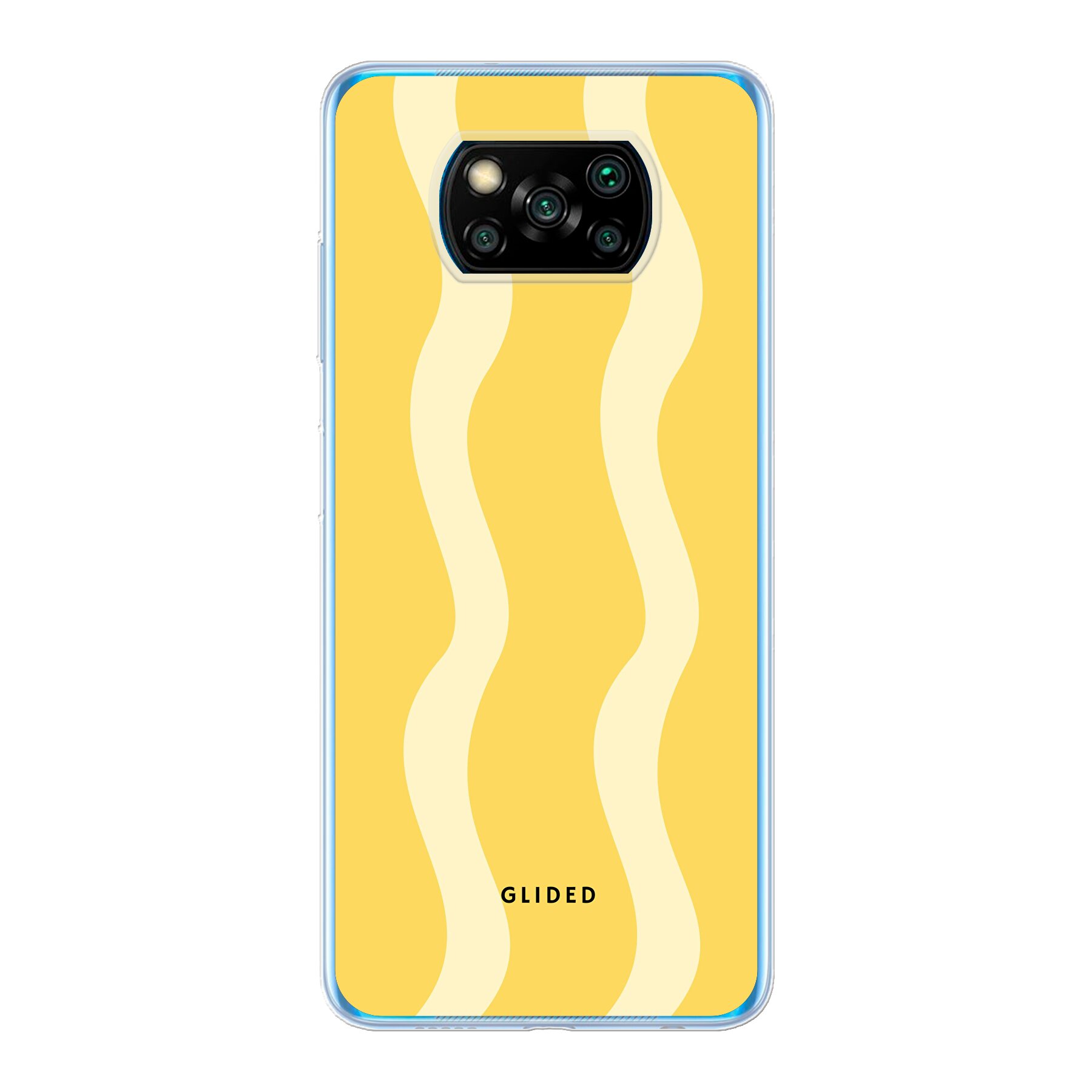 Produktbild Yellow Wavy - Xiaomi Poco X3 Pro Handyhülle
