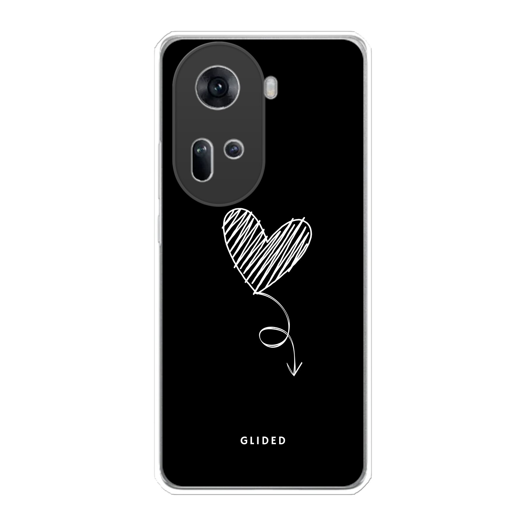 Dark Heart - Oppo Reno11 Handyhülle