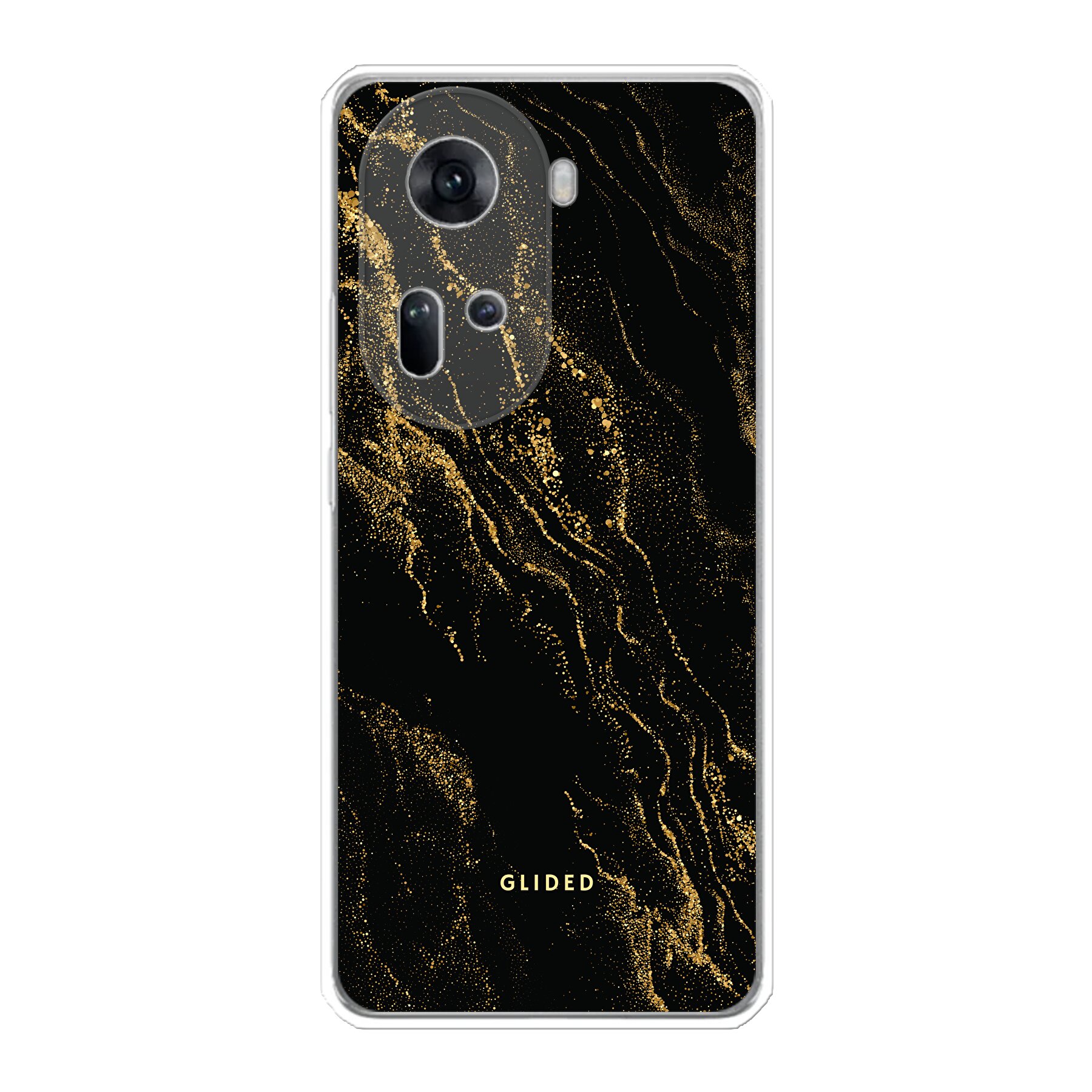 Black Marble - Oppo Reno11 Handyhülle