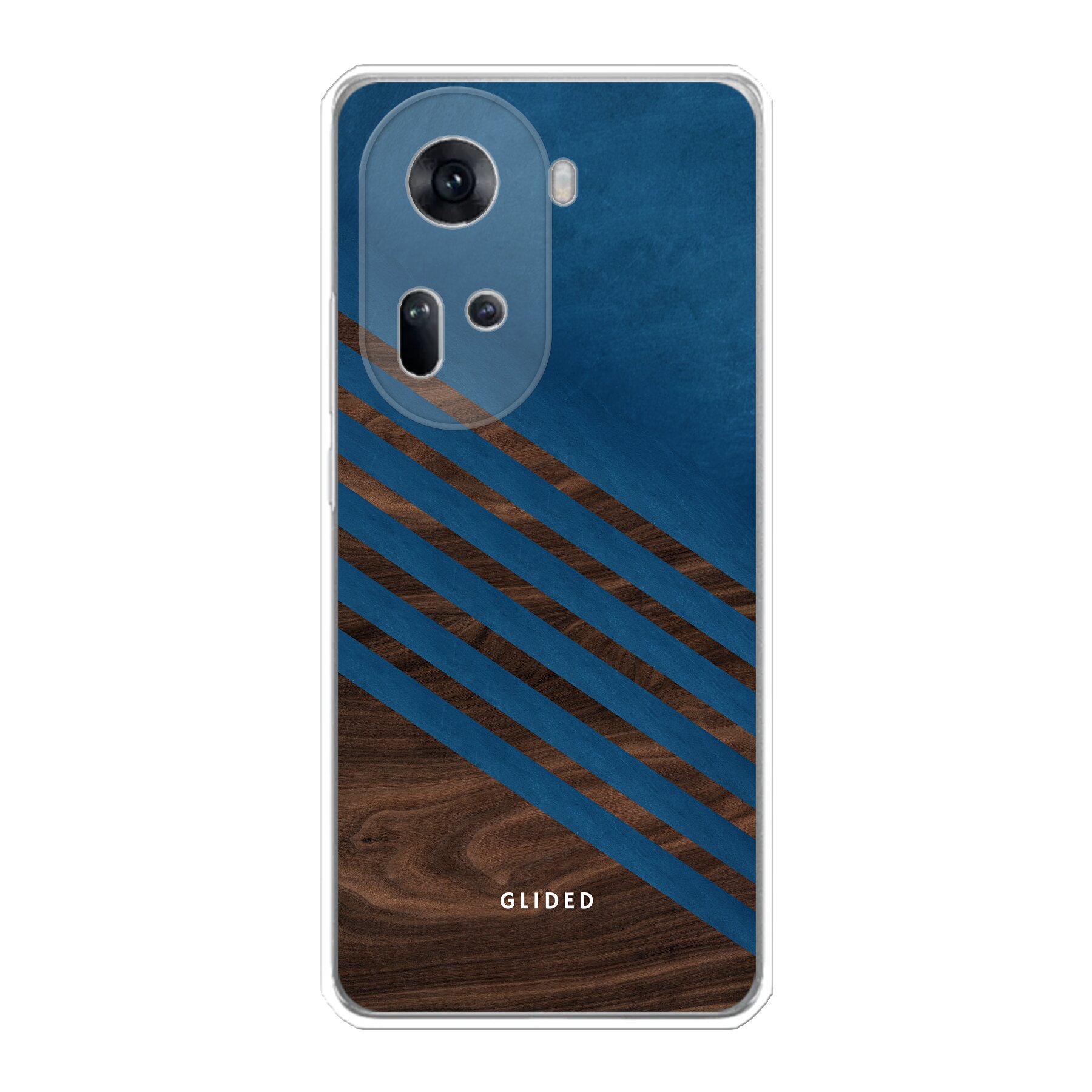 Blue Wood - Oppo Reno11 Handyhülle