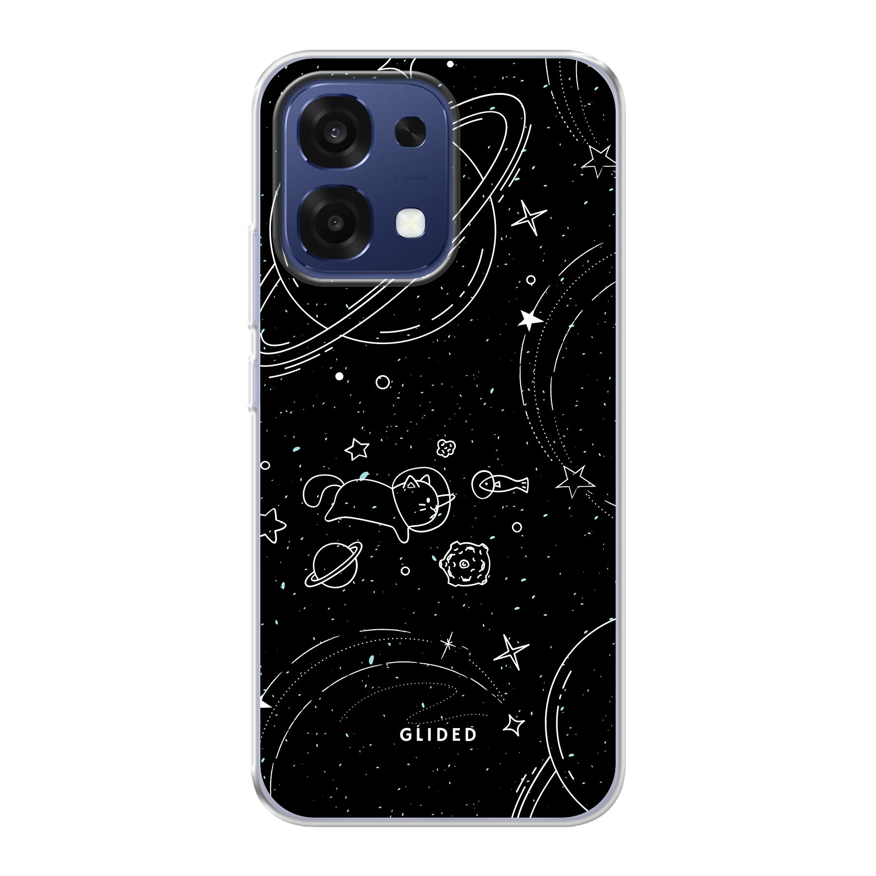 Produktbild Cosmic Cat - Oppo A6 Pro 5G Handyhülle