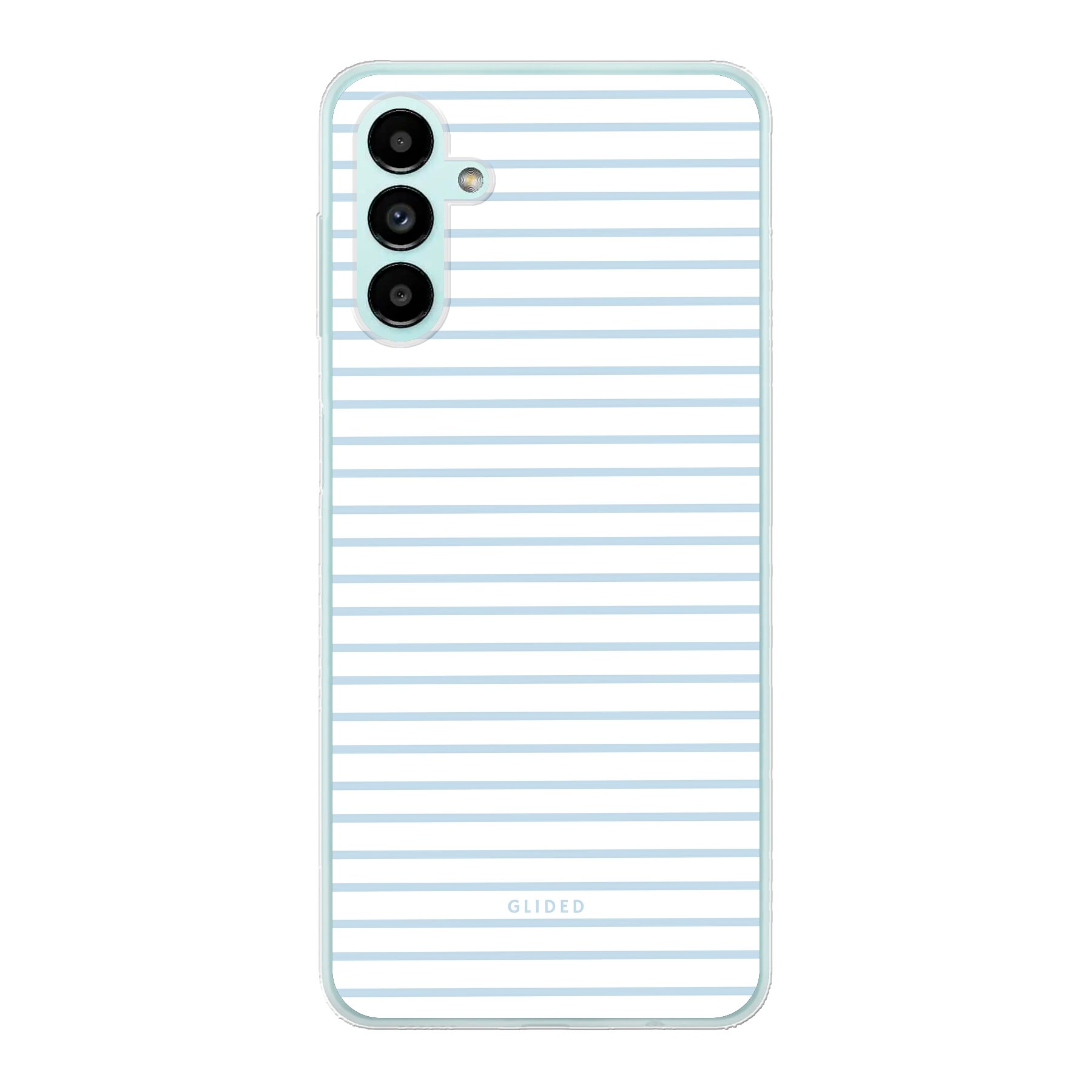Produktbild Blue & White Stripes - Samsung Galaxy A13 5G Handyhülle