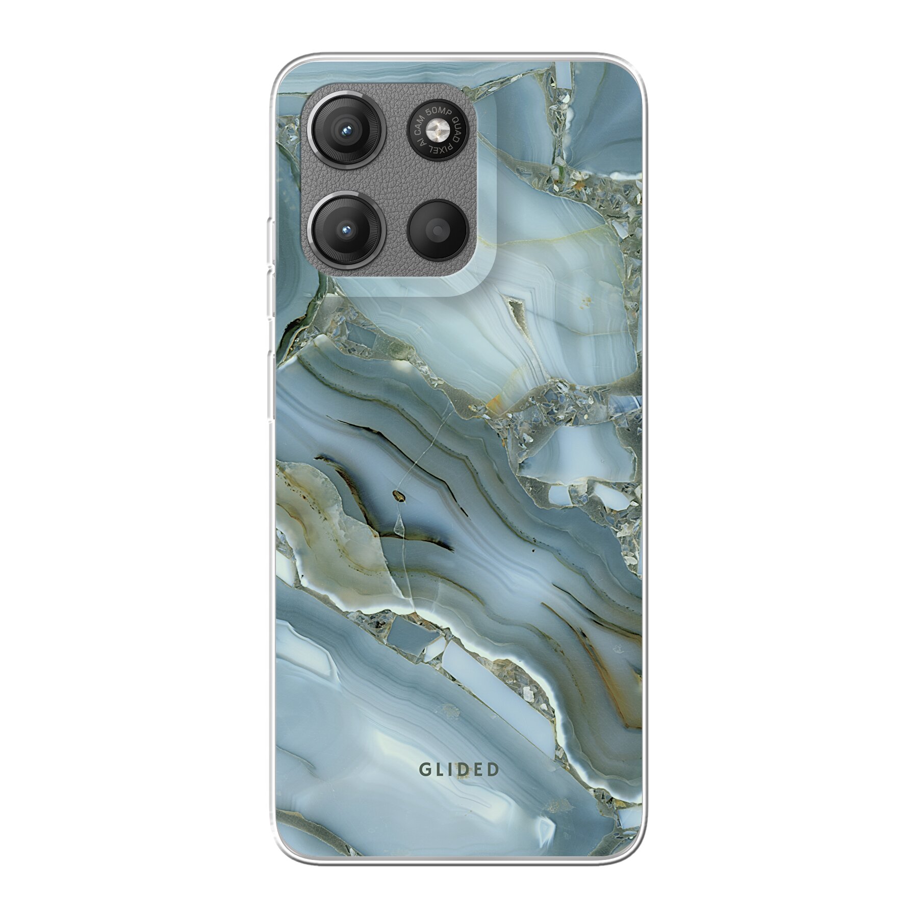 Productafbeelding Green Marble - Motorola Moto G15 Handyhülle