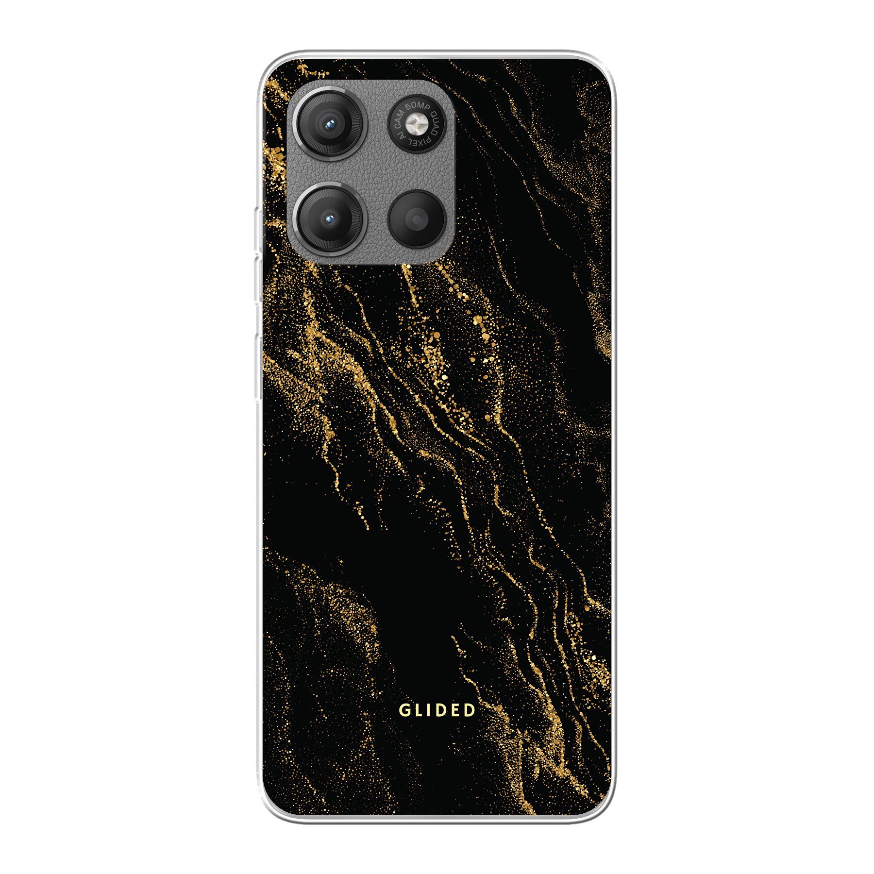 Produktbild Black Marble - Motorola Moto G15 Handyhülle
