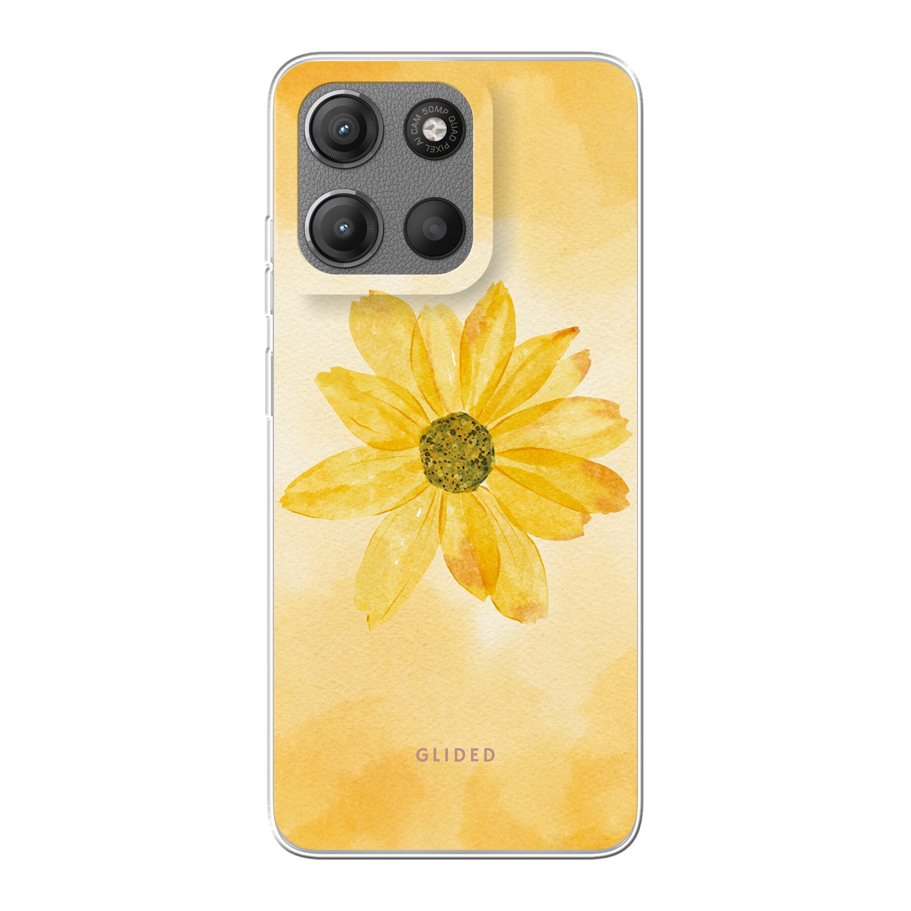Produktbild Yellow Flower - Motorola Moto G15 Handyhülle