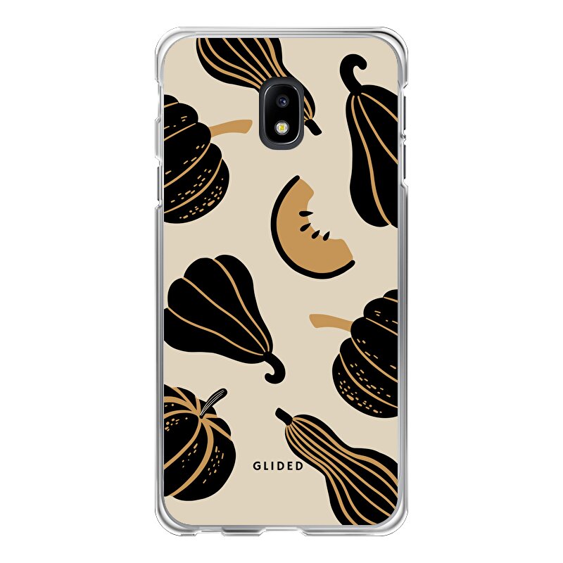 Beige and Black Pumpkin - Samsung Galaxy J3 2017 Handyhülle