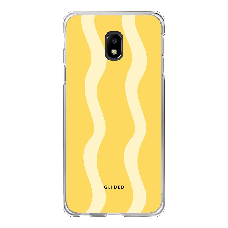 Yellow Wavy - Samsung Galaxy J3 2017 Handyhülle