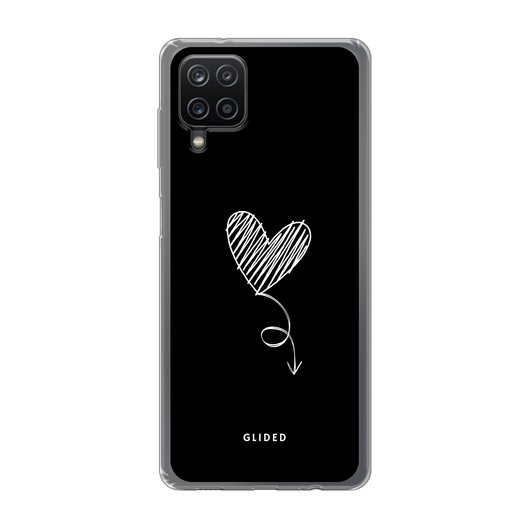 Dark Heart - Samsung Galaxy A12 Handyhülle
