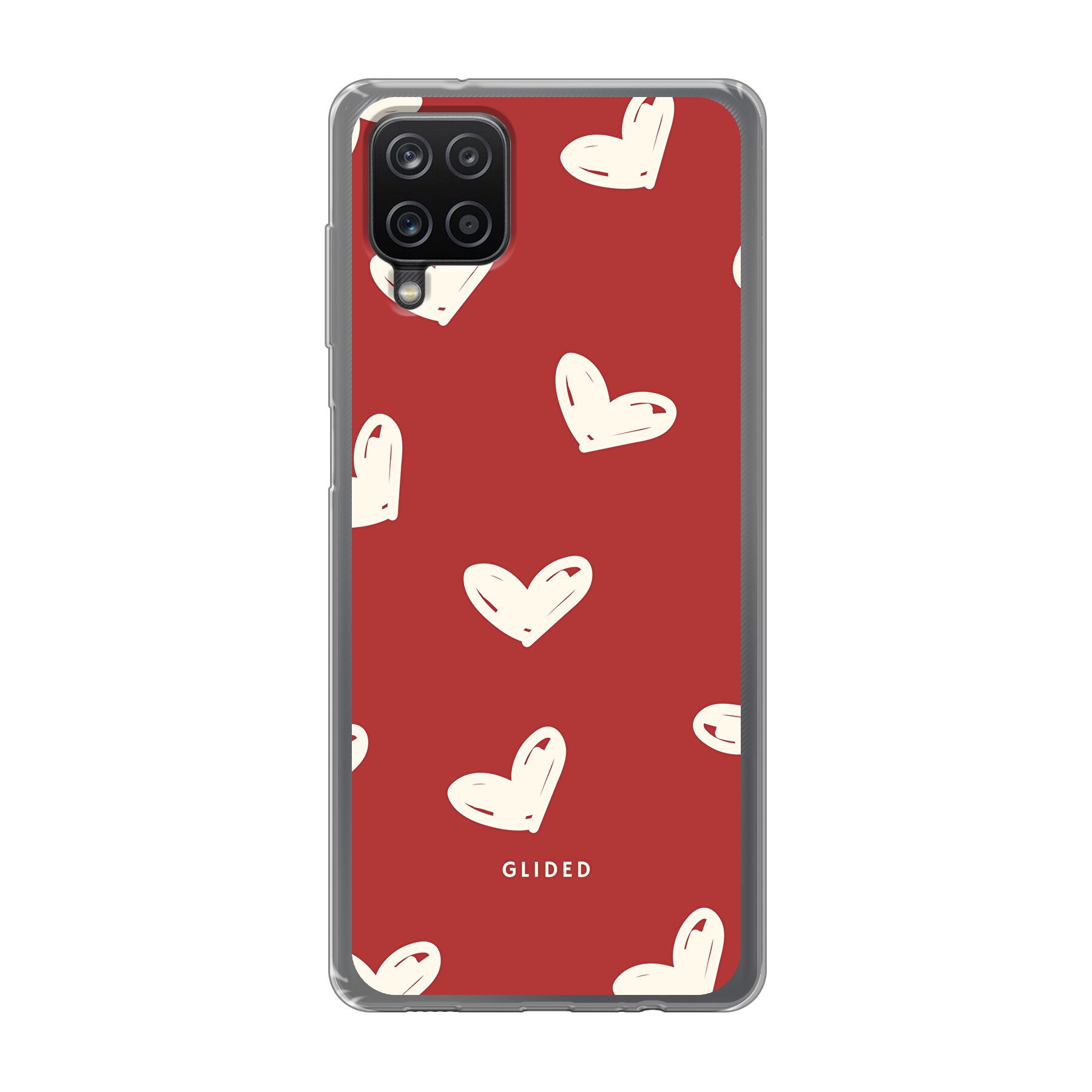 Red Love - Samsung Galaxy A12 Handyhülle
