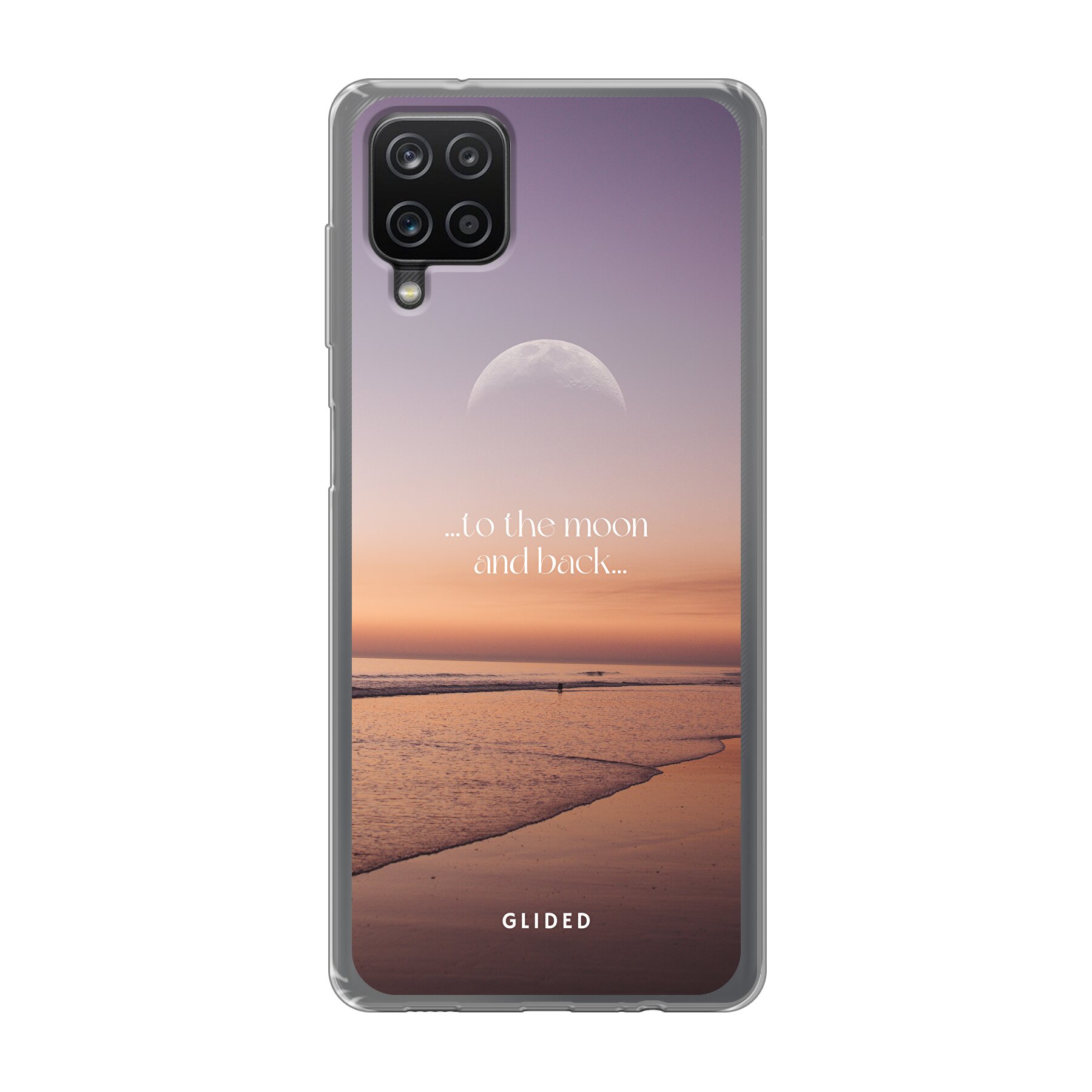 To the Moon - Samsung Galaxy A12 Handyhülle