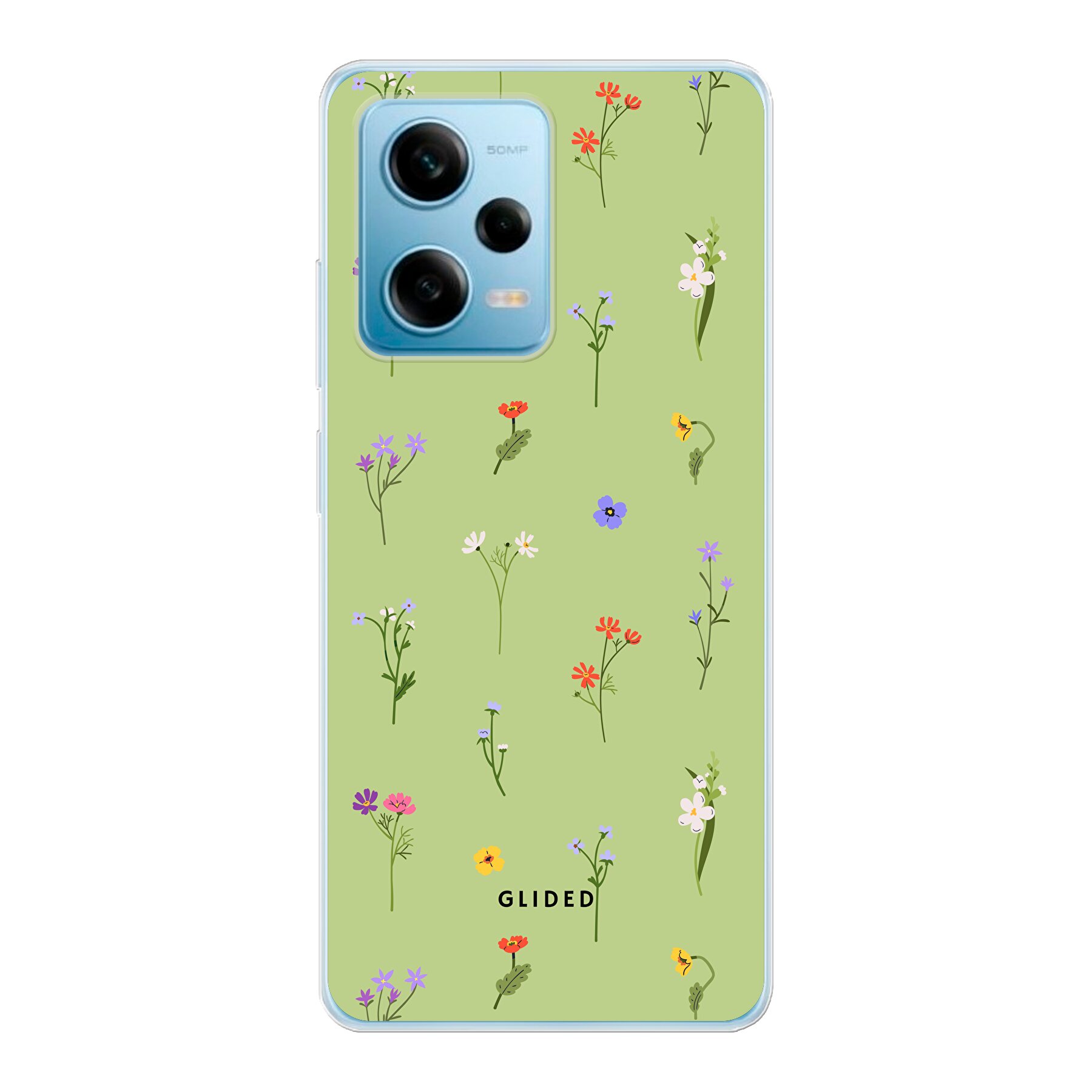 Produktbild Green Floral - Xiaomi Redmi Note 12 Pro 5G Handyhülle