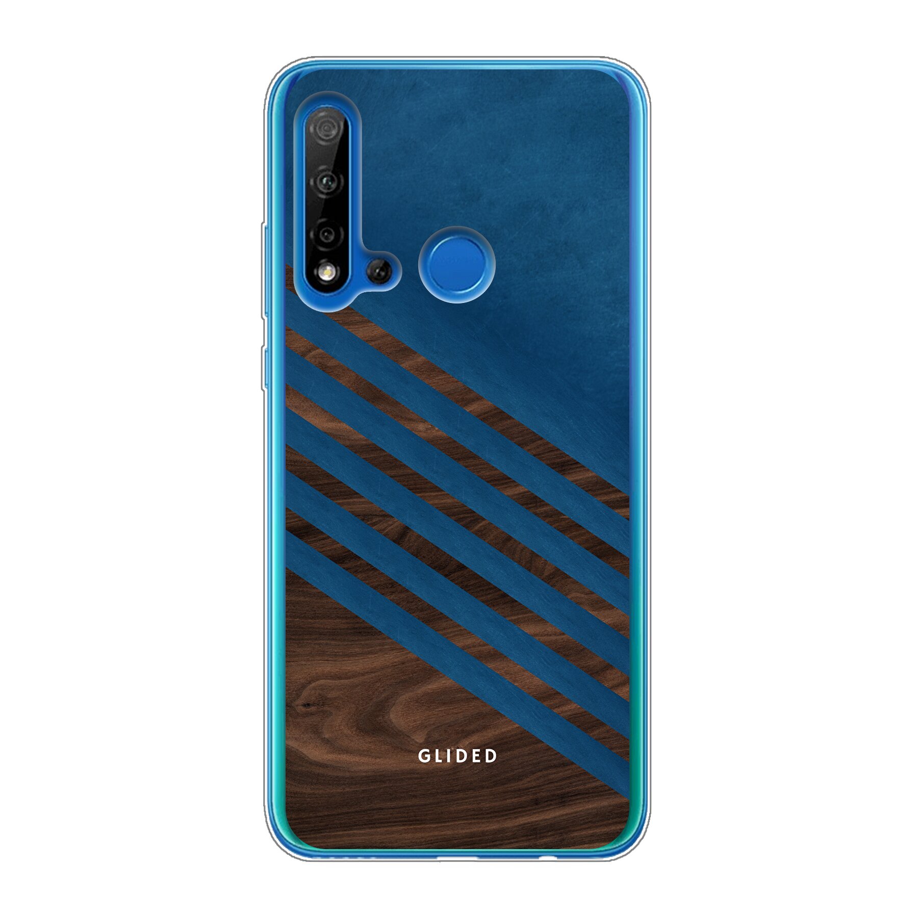 Blue Wood - Huawei P20 Lite 2019 Handyhülle
