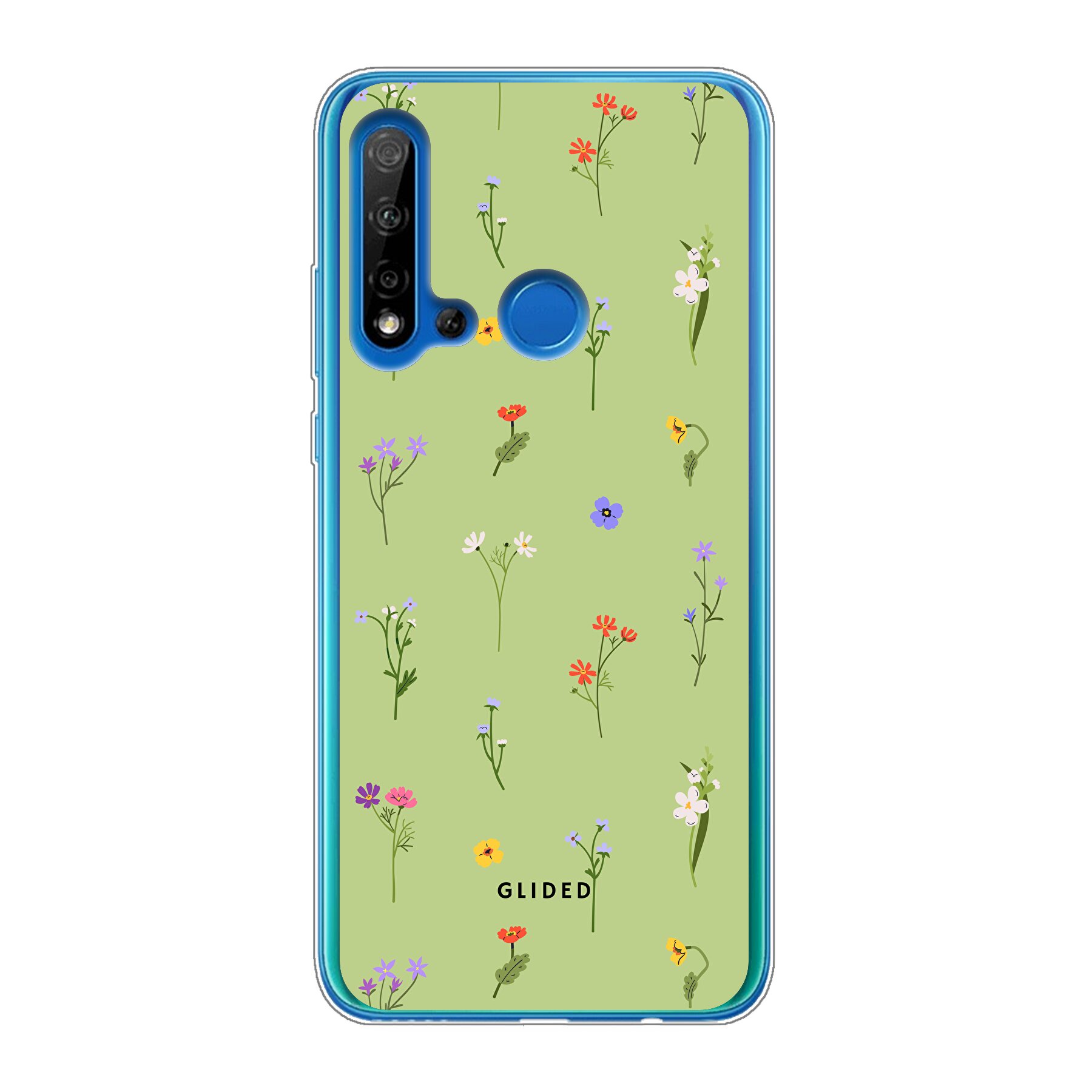 Green Floral - Huawei P20 Lite 2019 Handyhülle