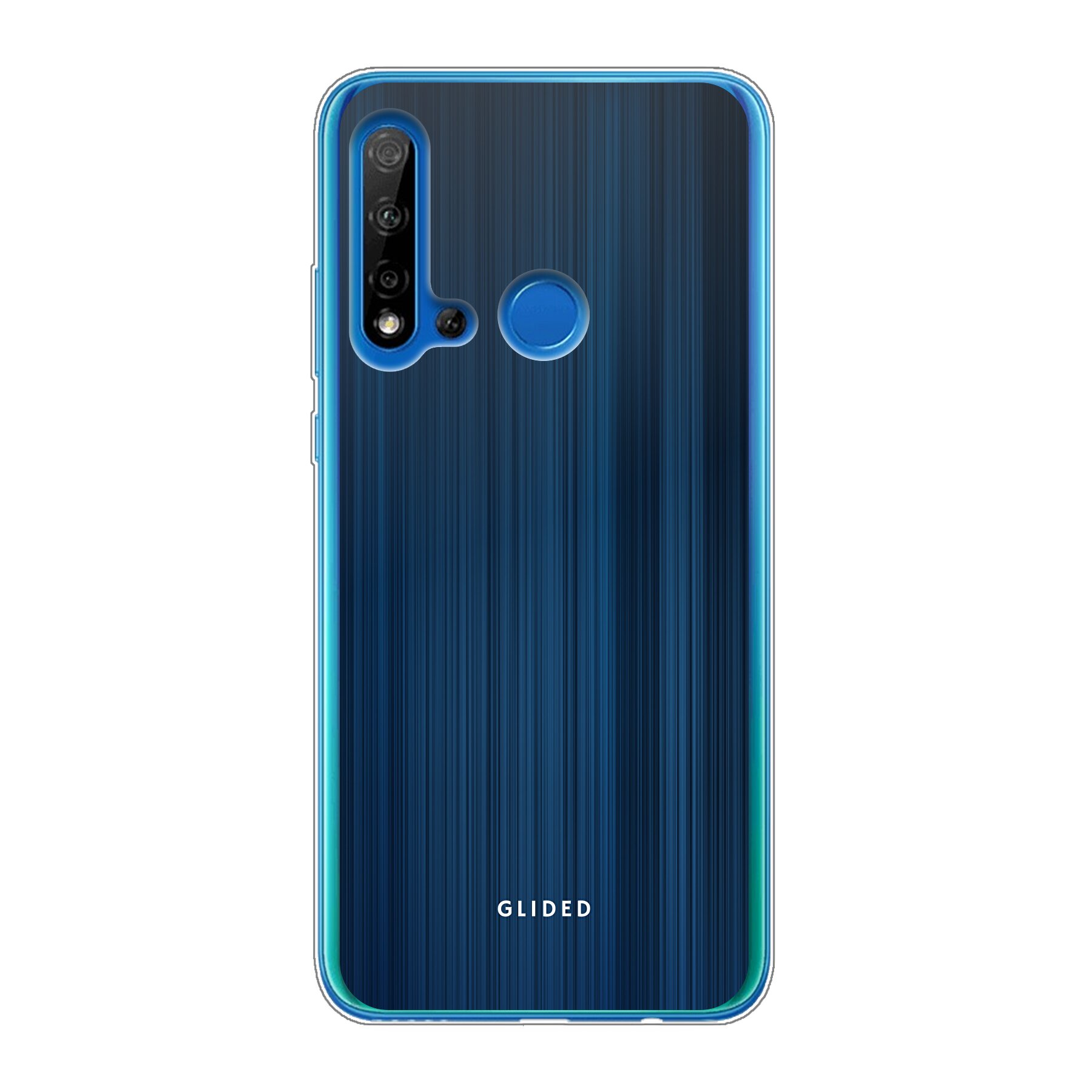 Abstract Blue - Huawei P20 Lite 2019 Handyhülle