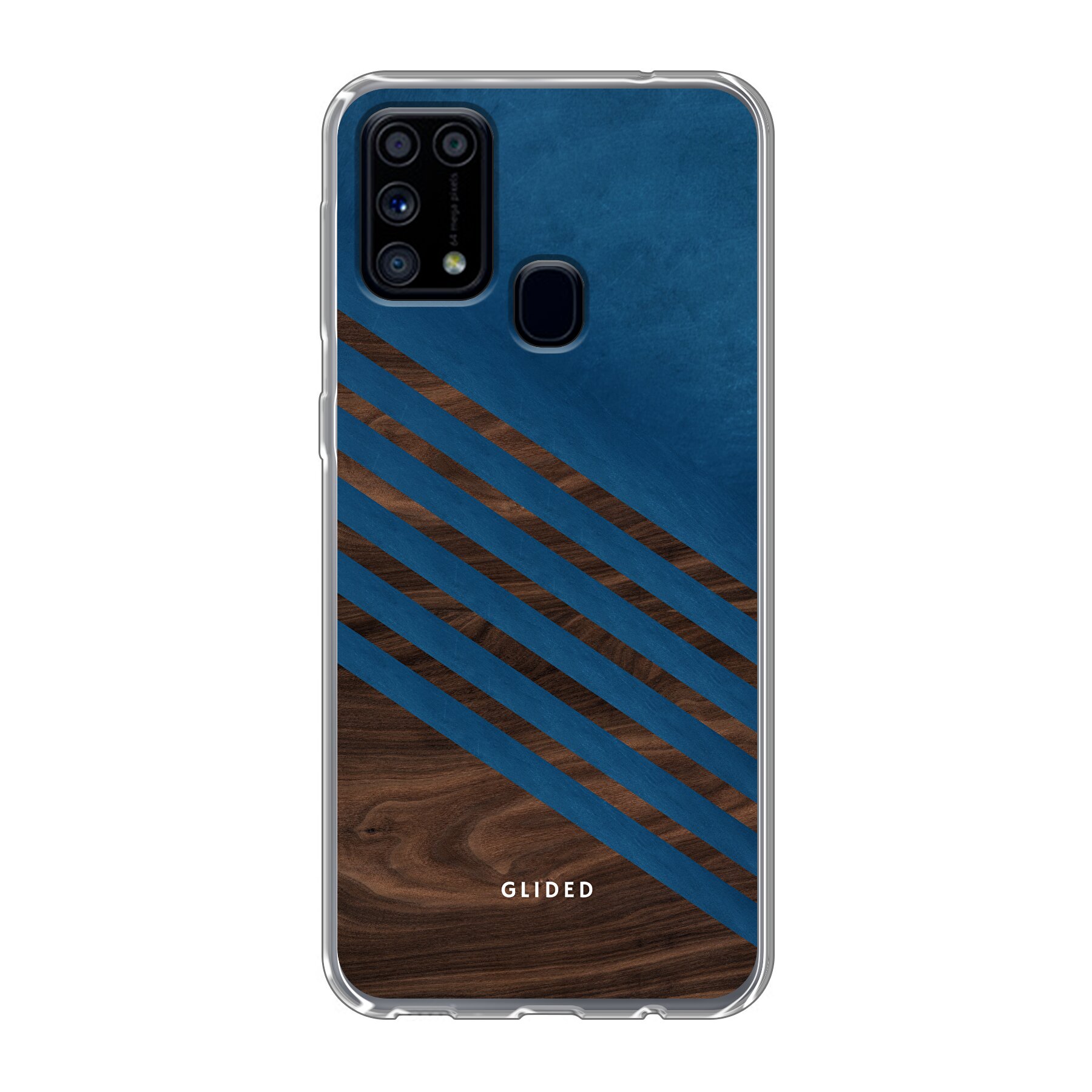 Produktbild Blue Wood - Samsung Galaxy M31 Handyhülle