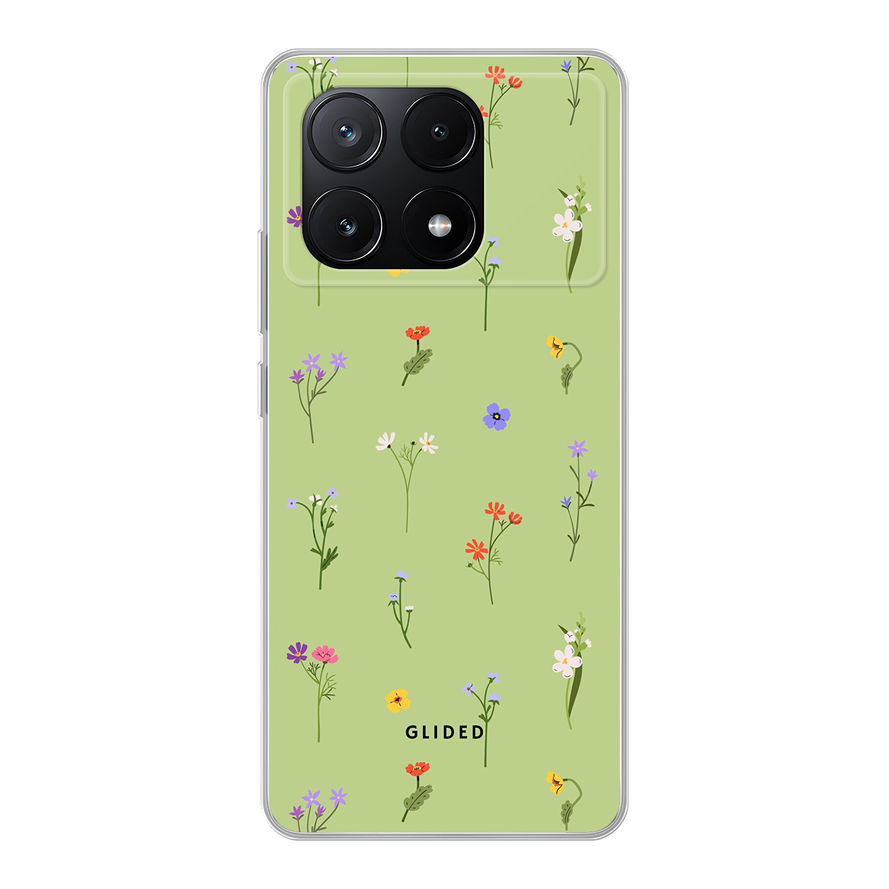 Produktbild Green Floral - Xiaomi Poco X6 Pro Handyhülle