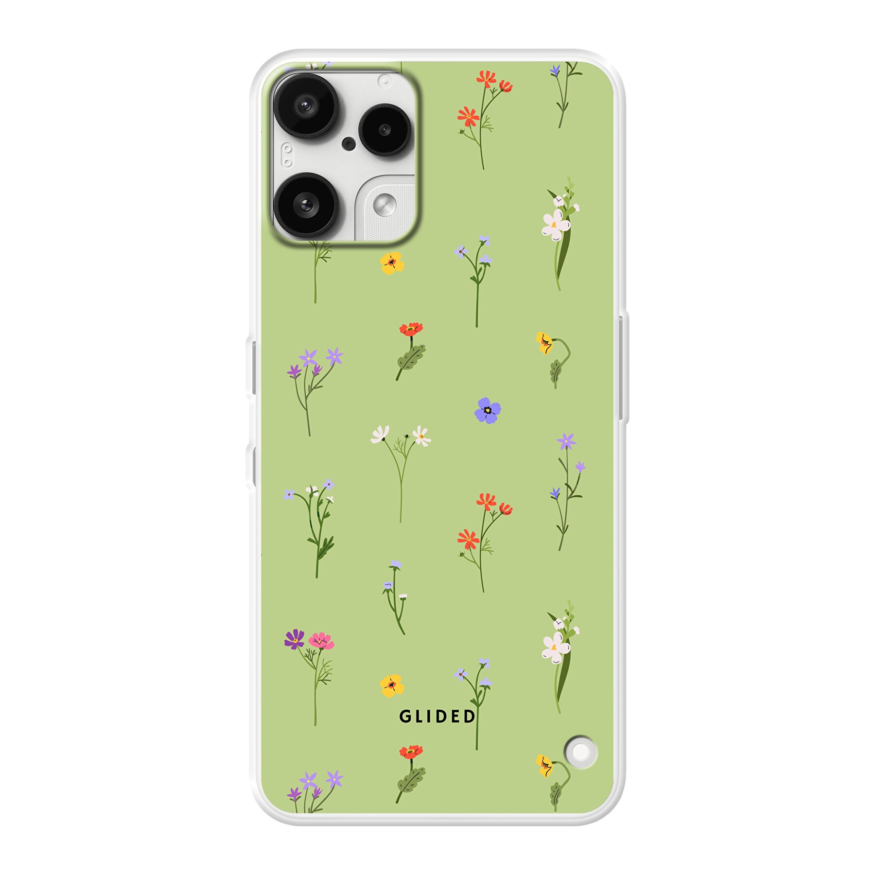 Green Floral - Nothing Phone 3a Lite Handyhülle