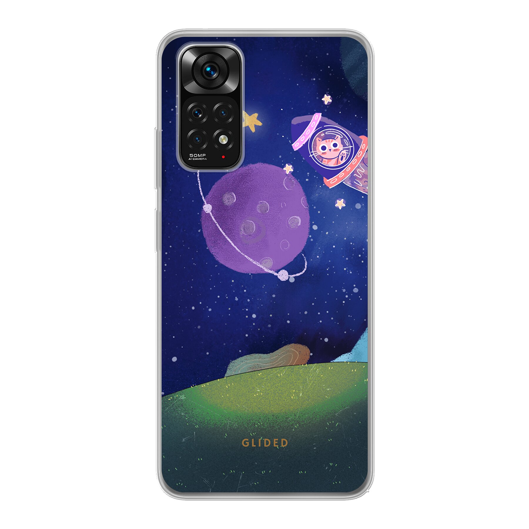 Produktbild Galaxy Cat - Xiaomi Redmi Note 11 Handyhülle