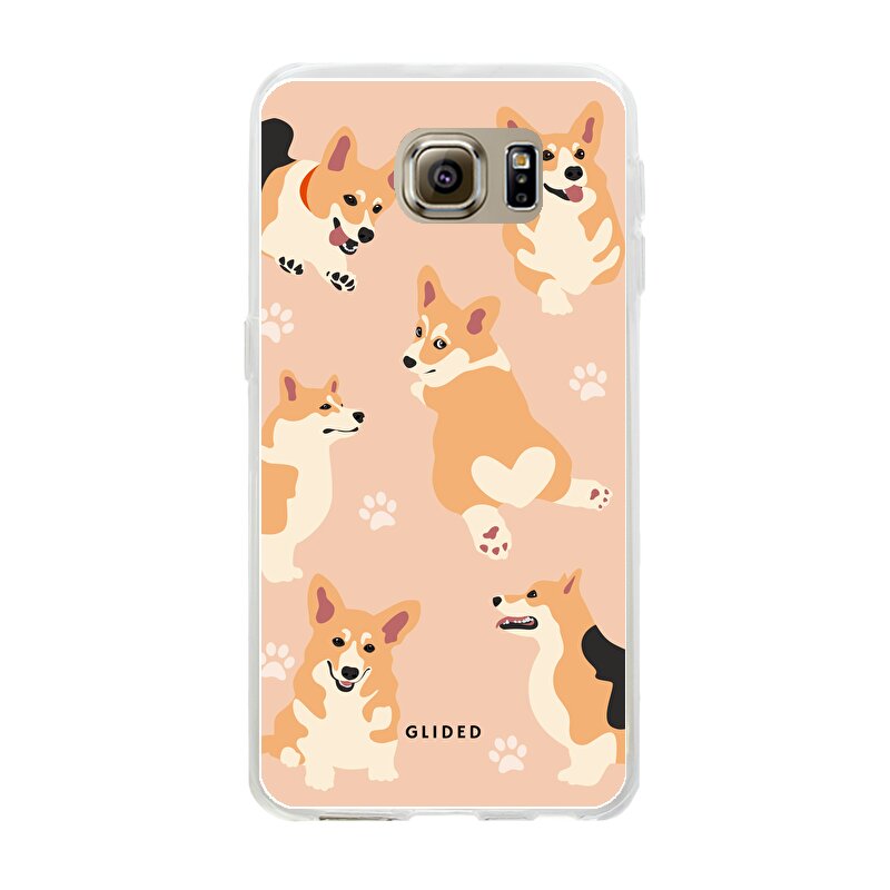 Produktbild Corgi Love - Samsung Galaxy S6 Handyhülle