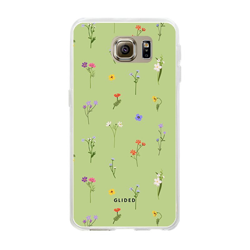 Produktbild Green Floral - Samsung Galaxy S6 Handyhülle