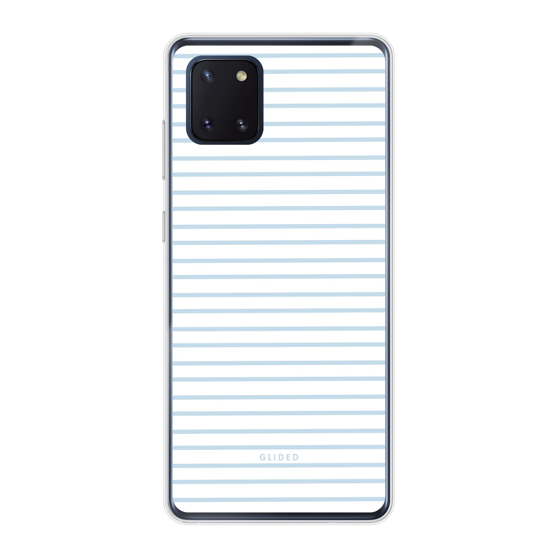 Produktbild Blue & White Stripes - Samsung Galaxy Note 10 Lite Handyhülle