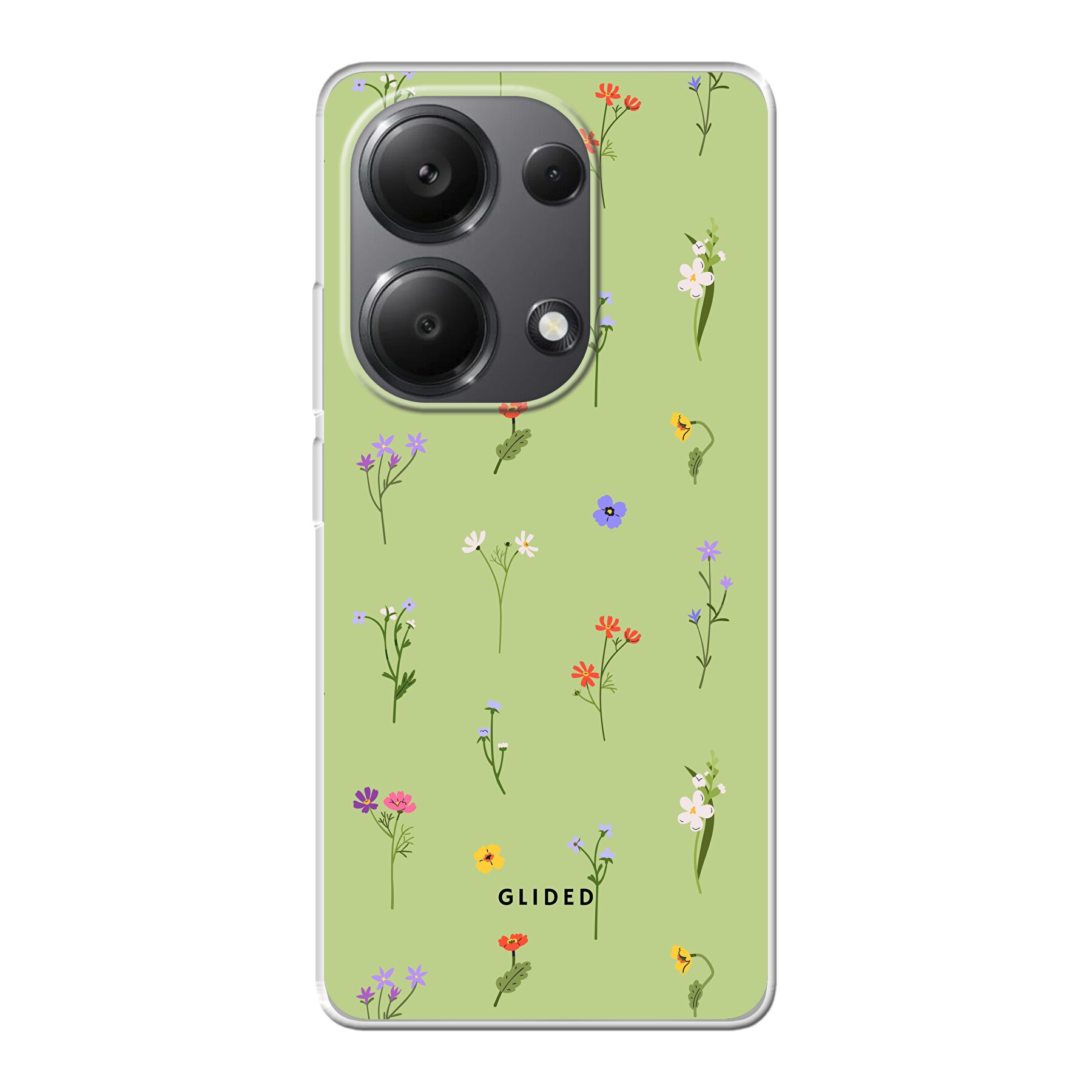 Produktbild Green Floral - Xiaomi Redmi Note 13 Pro 4G Handyhülle