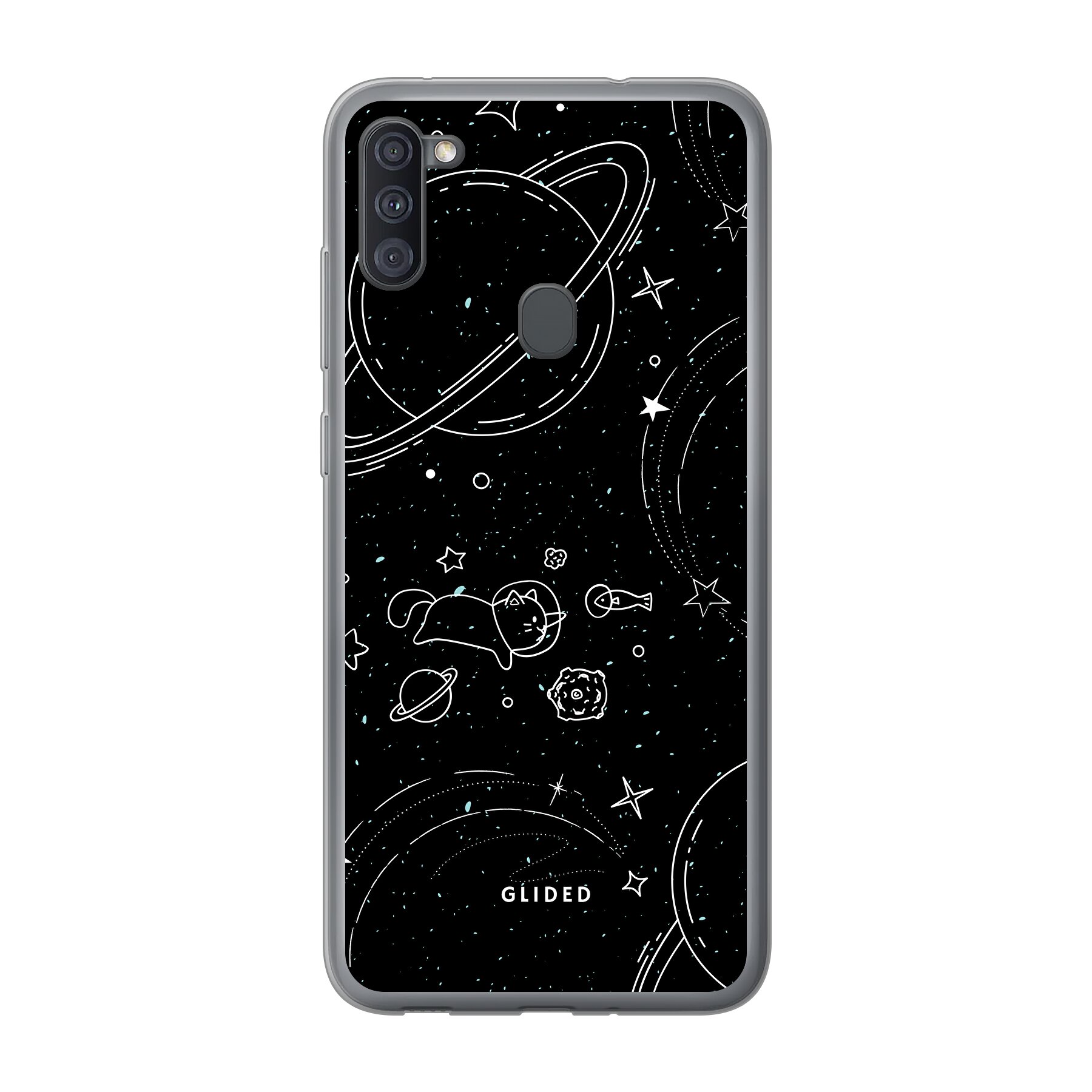 Produktbild Cosmic Cat - Samsung Galaxy M11 Handyhülle