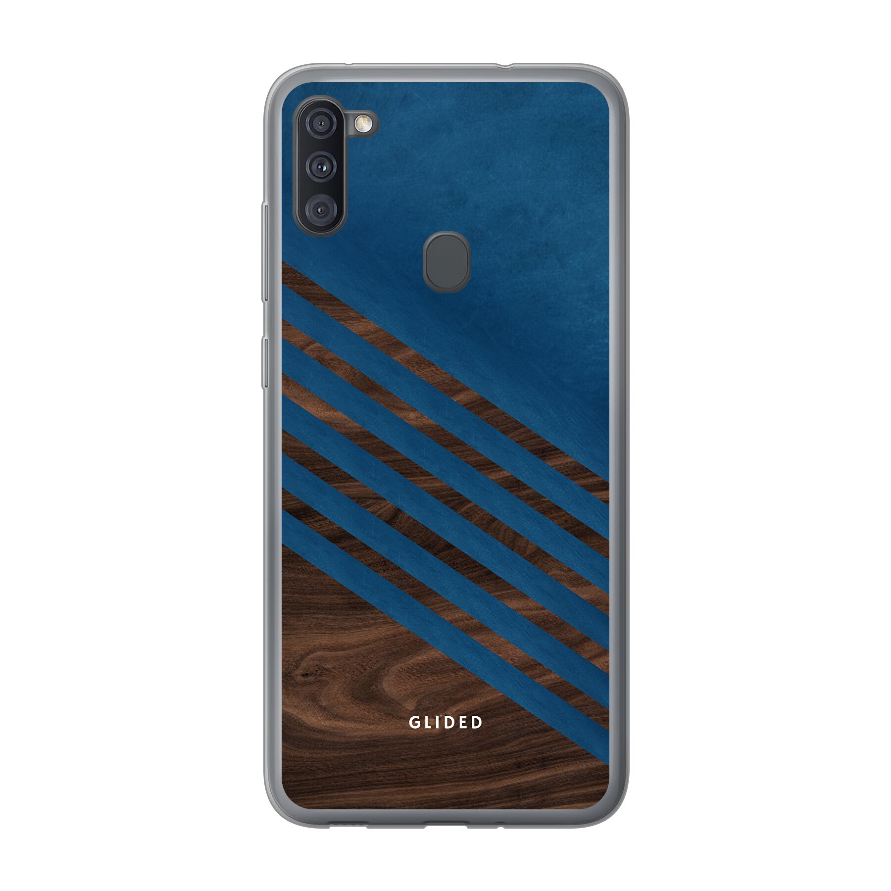 Produktbild Blue Wood - Samsung Galaxy M11 Handyhülle