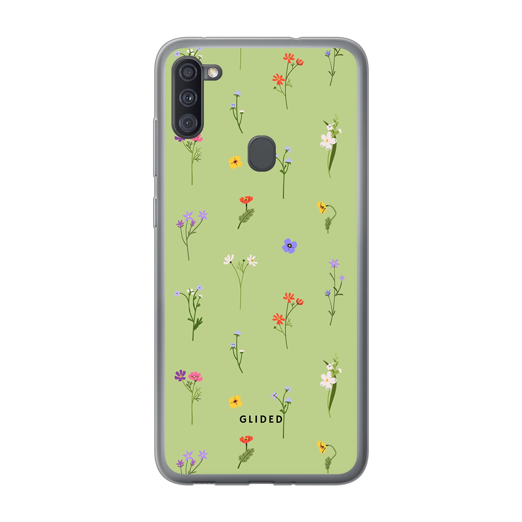 Produktbild Green Floral - Samsung Galaxy M11 Handyhülle