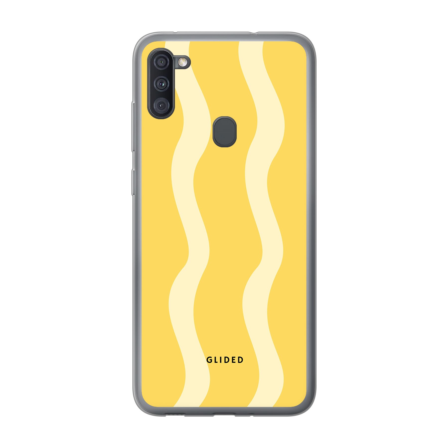 Produktbild Yellow Wavy - Samsung Galaxy M11 Handyhülle