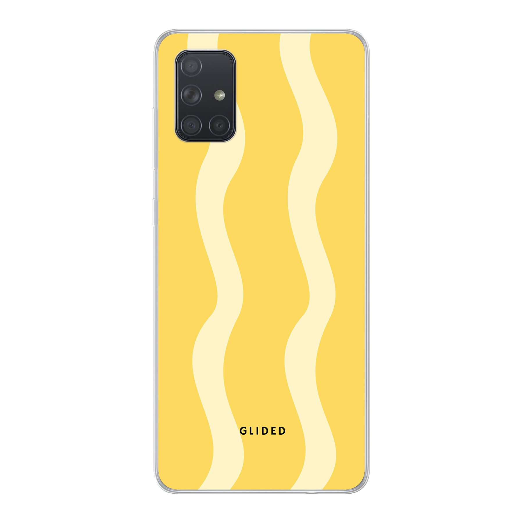 Produktbild Yellow Wavy - Samsung Galaxy A71 5G Handyhülle