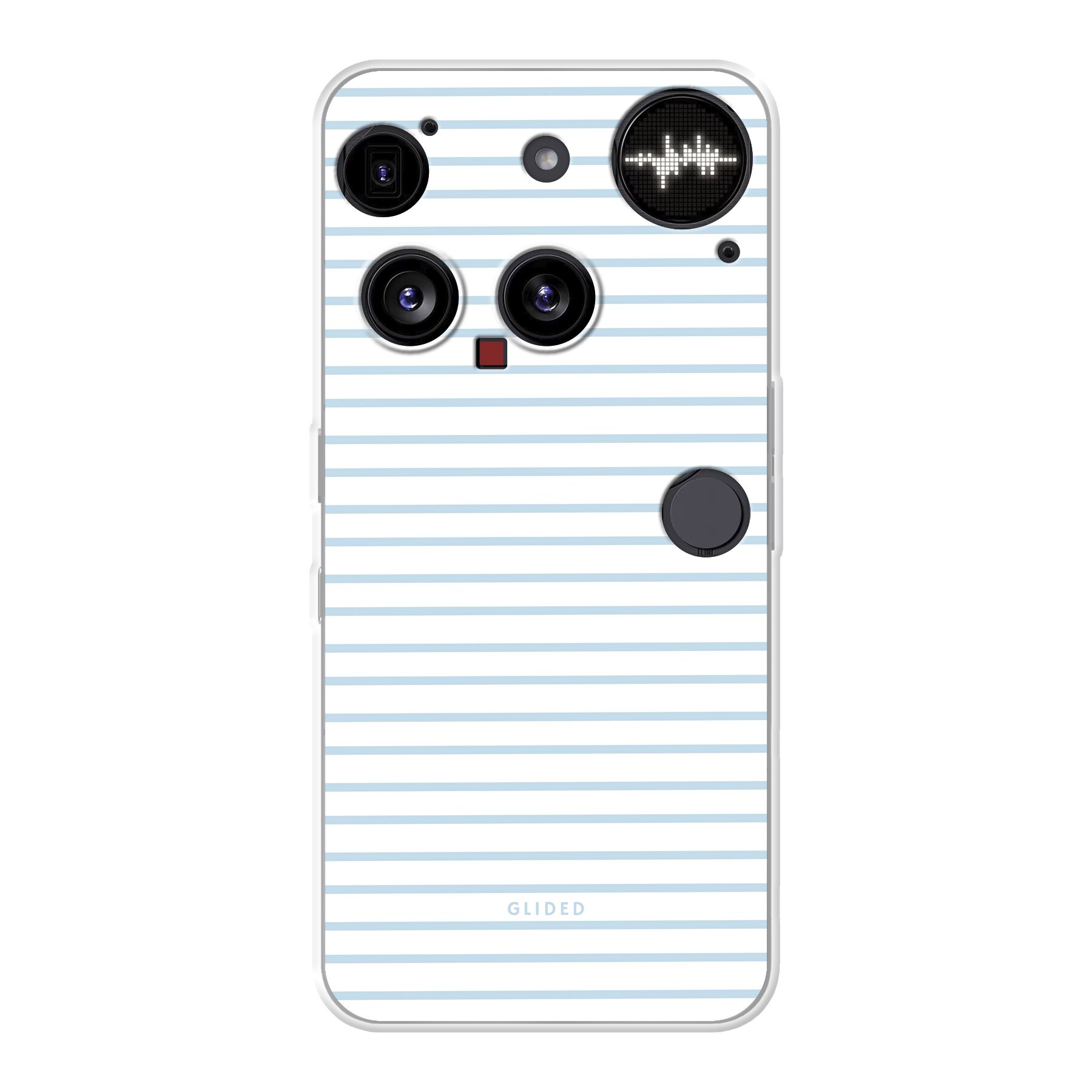 Blue & White Stripes - Nothing Phone 3 Handyhülle