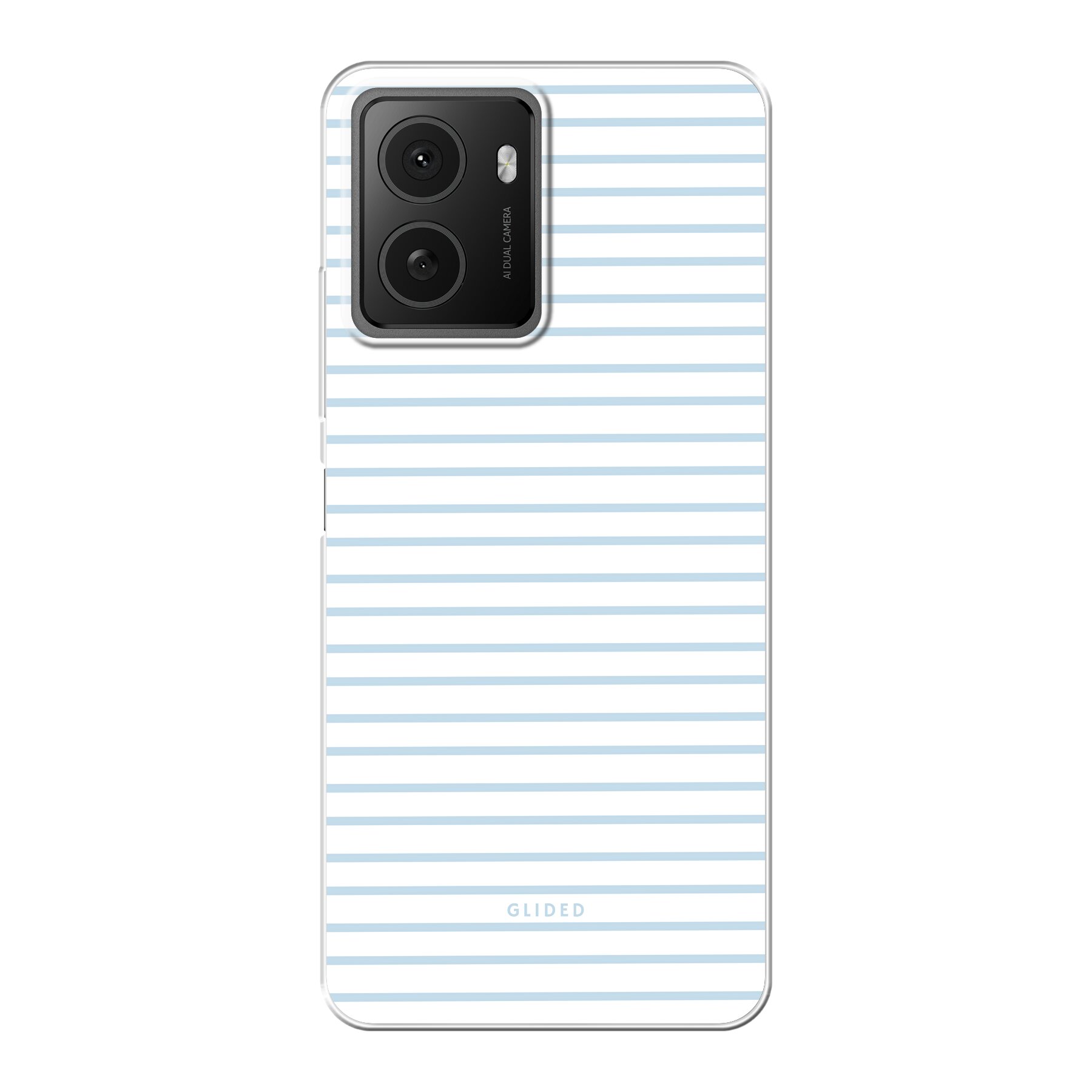 Produktbild Blue & White Stripes - HMD Pulse+ Handyhülle