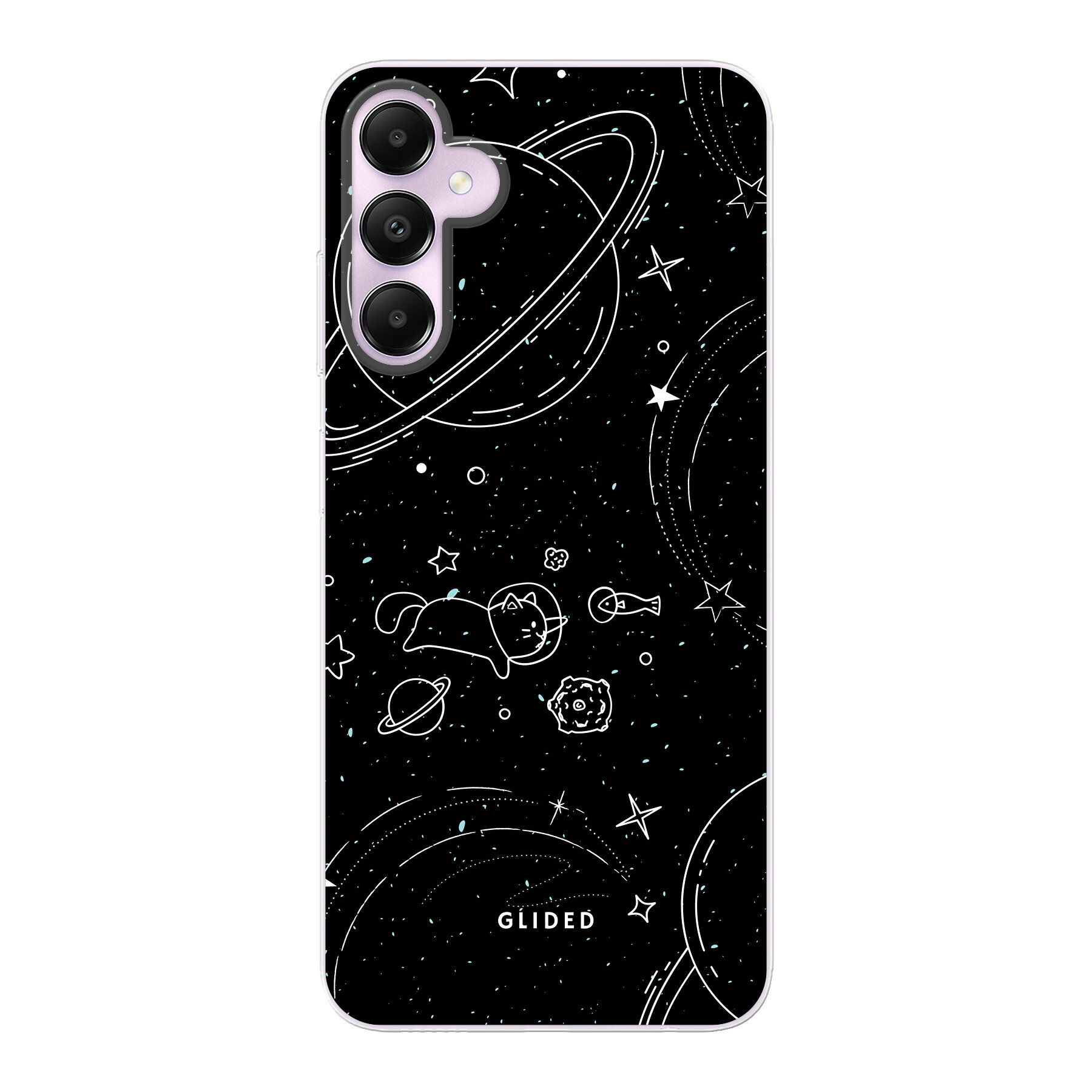 Produktbild Cosmic Cat - Samsung Galaxy A05s Handyhülle