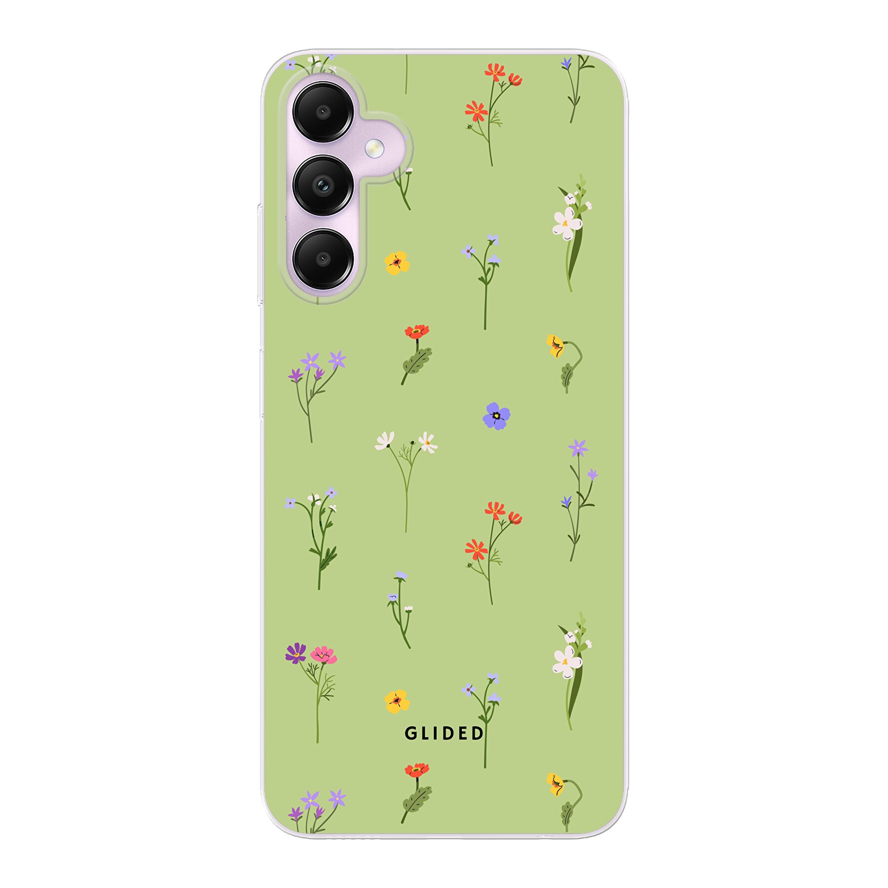 Produktbild Green Floral - Samsung Galaxy A05s Handyhülle