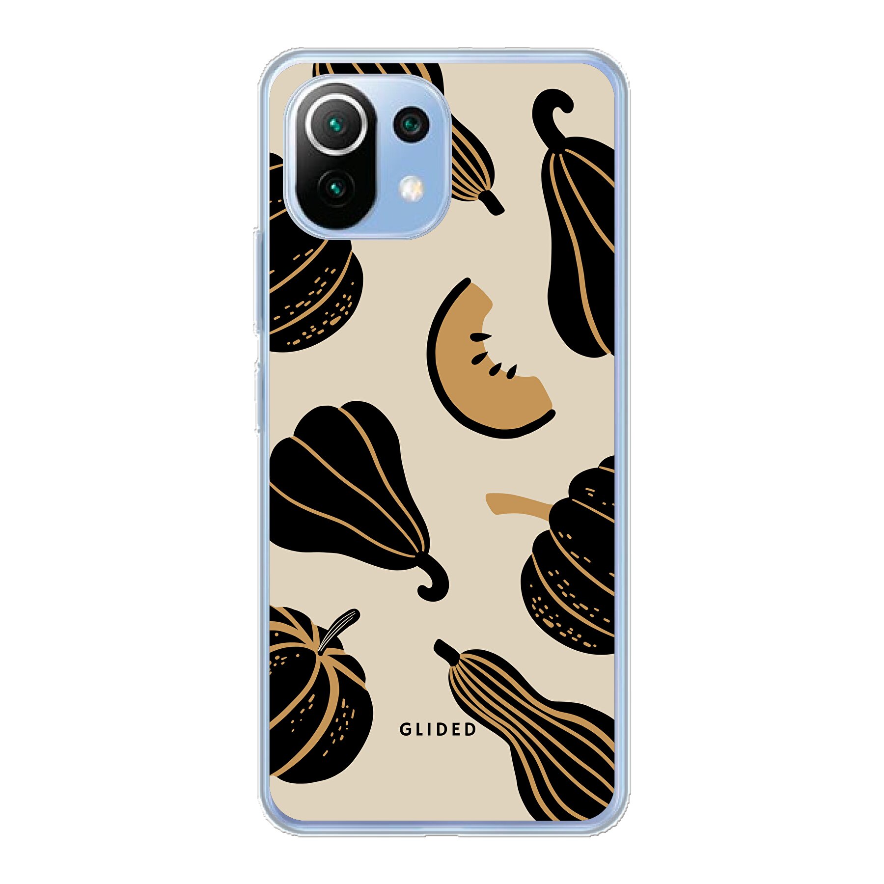 Produktbild Beige and Black Pumpkin - Xiaomi 11 Lite 5G NE Handyhülle