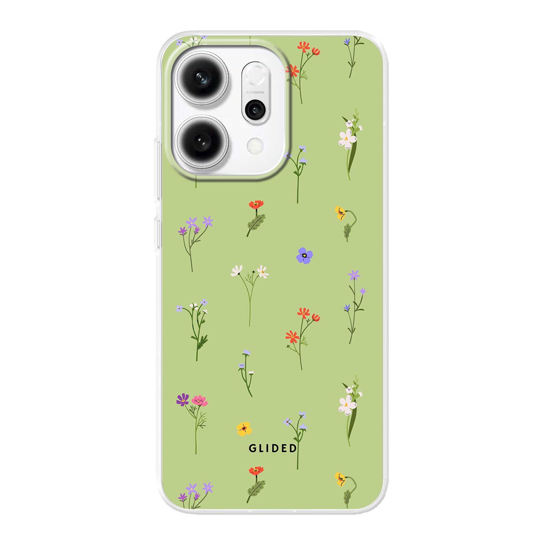 Produktbild Green Floral - Oppo Reno14 Pro Handyhülle