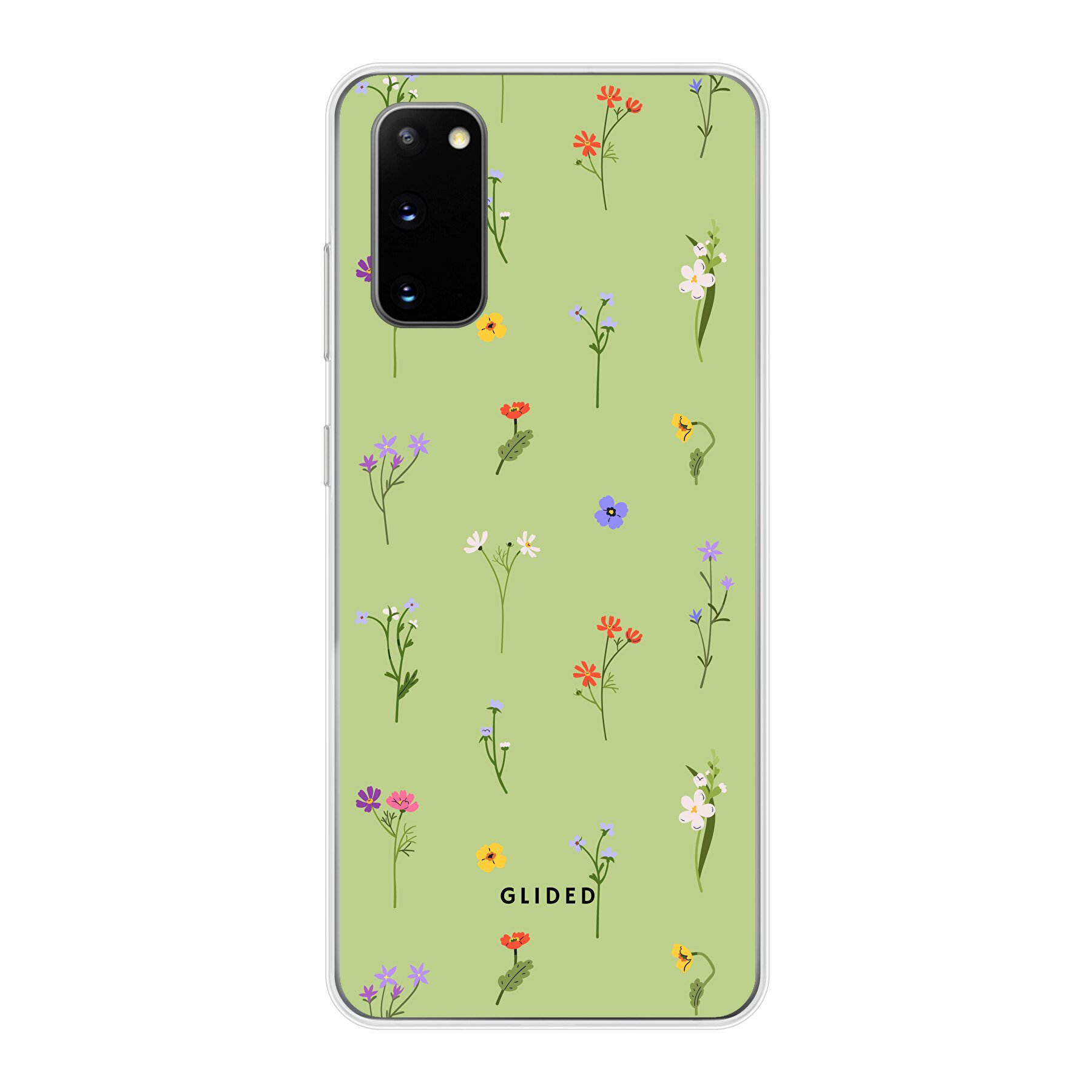 Produktbild Green Floral - Samsung Galaxy S20 5G Handyhülle