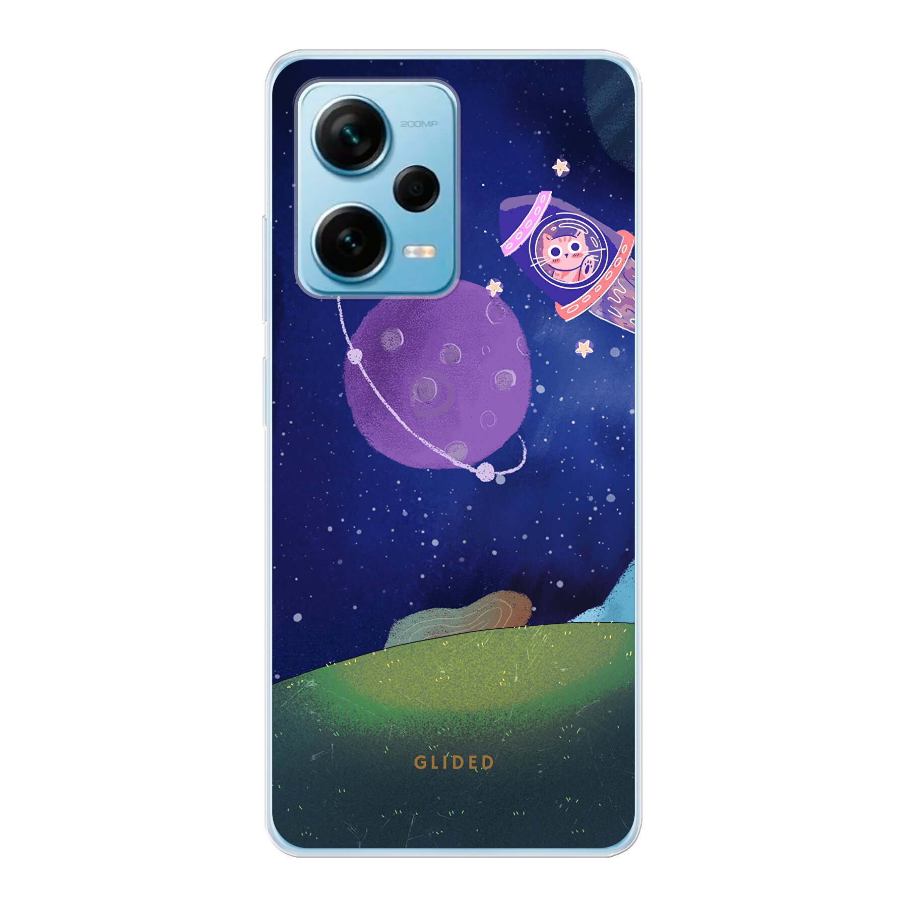 Produktbild Galaxy Cat - Xiaomi Redmi Note 12 Pro Plus Handyhülle