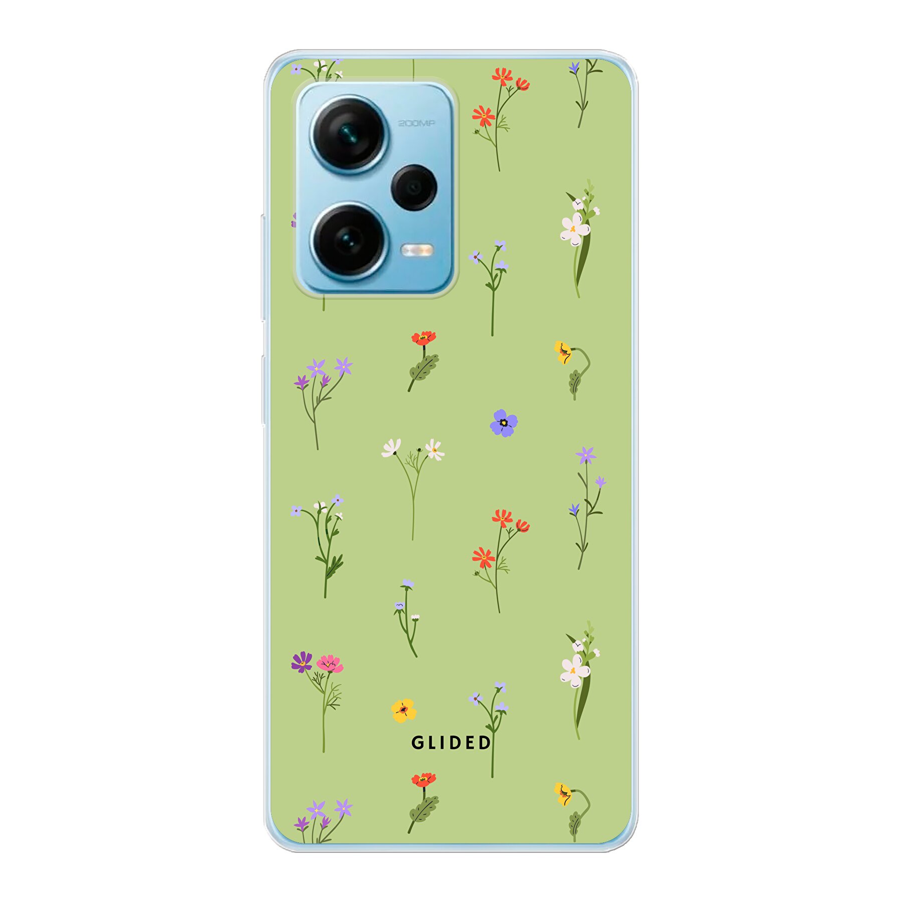 Produktbild Green Floral - Xiaomi Redmi Note 12 Pro Plus Handyhülle