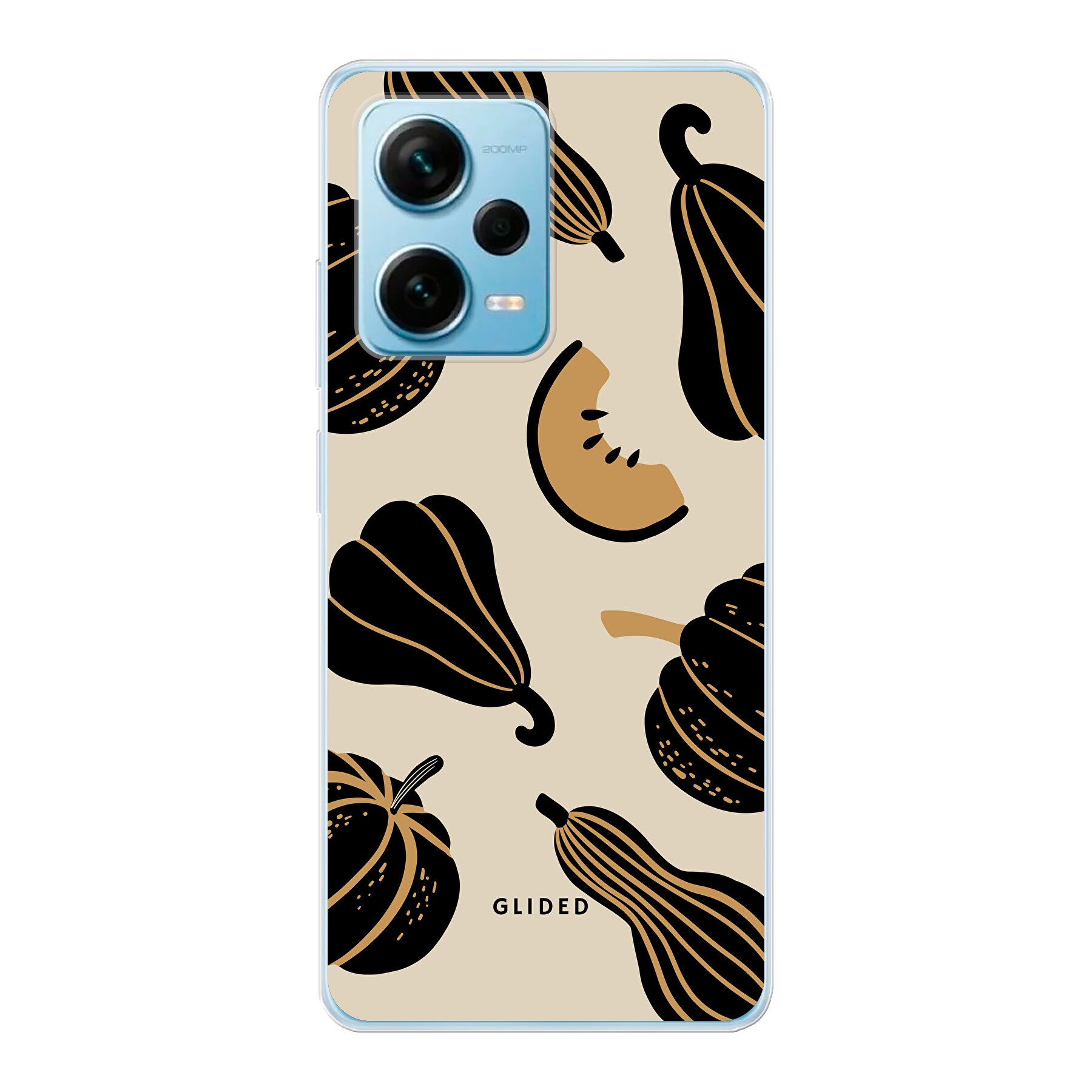 Produktbild Beige and Black Pumpkin - Xiaomi Redmi Note 12 Pro Plus Handyhülle