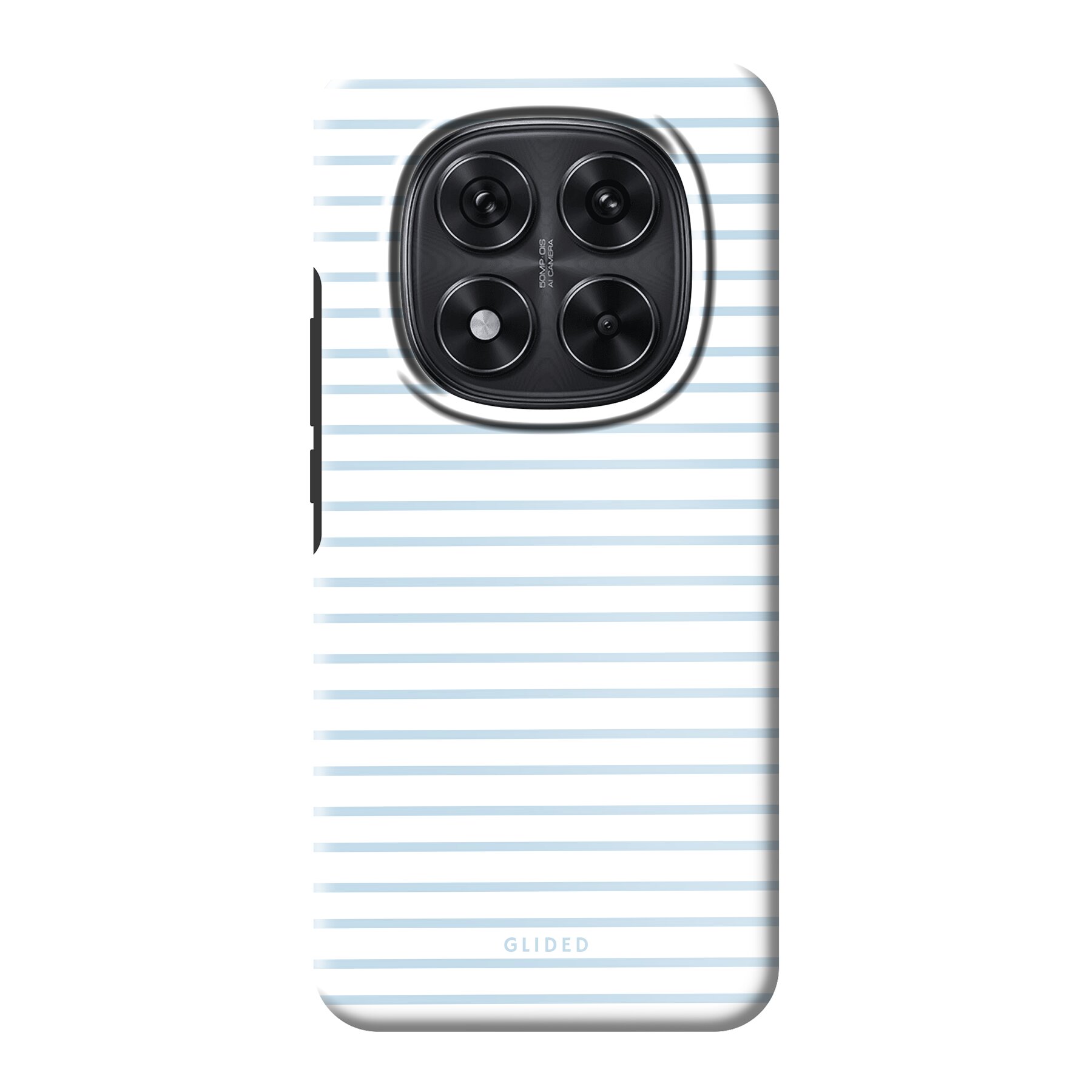 Produktbild Blue & White Stripes - Xiaomi Poco X7 Handyhülle