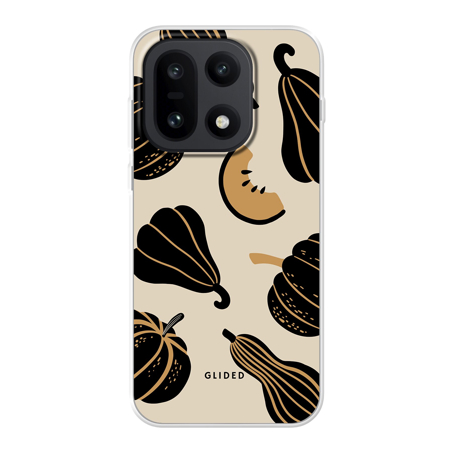 Beige and Black Pumpkin - OnePlus 15 Handyhülle