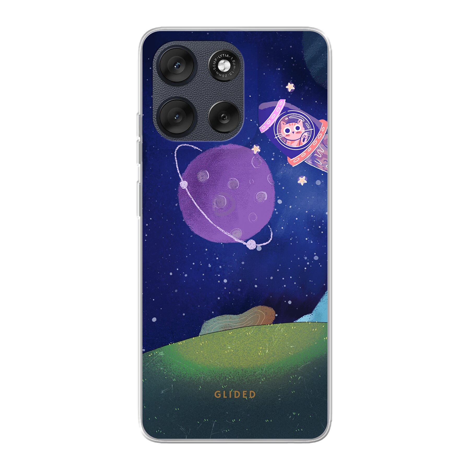 Galaxy Cat - Motorola Moto G56 Handyhülle