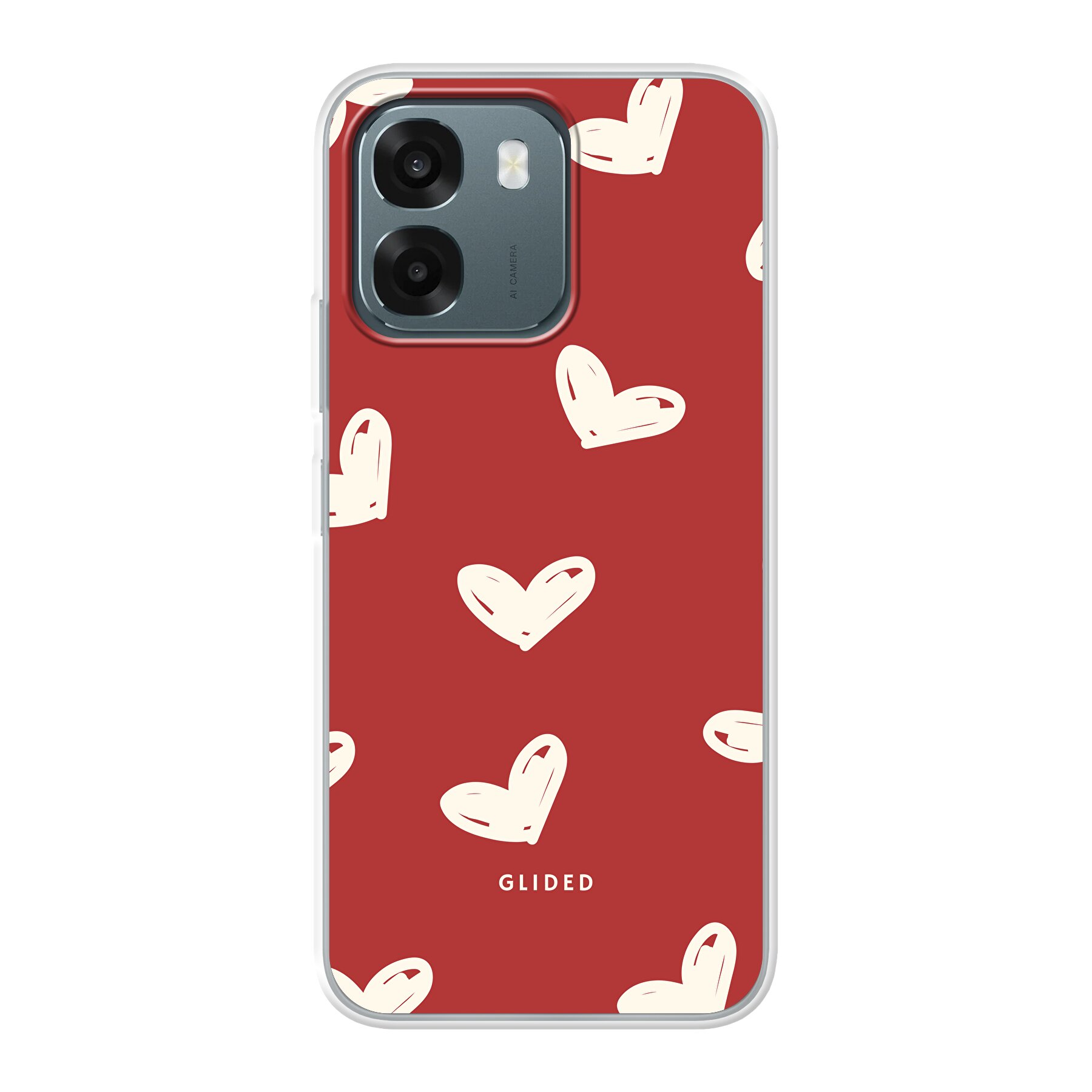 Red Love - Oppo A6s 5G Handyhülle